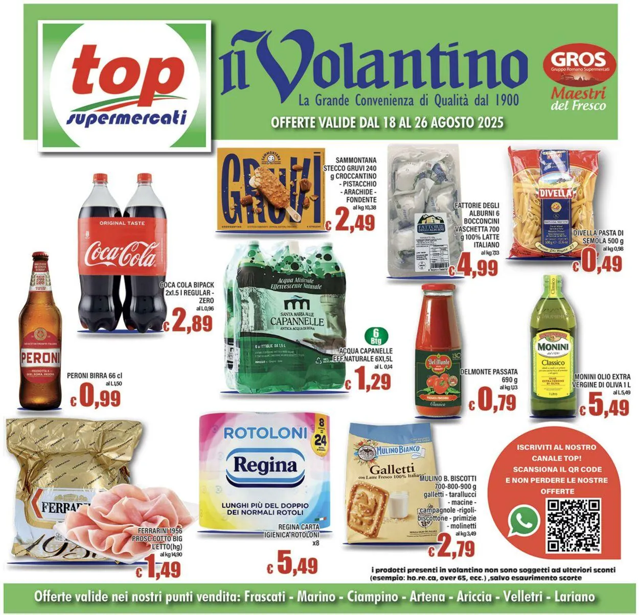 Top Supermercati Volantino attuale da 6 novembre a 20 novembre di 2025 - Pagina del volantino 1
