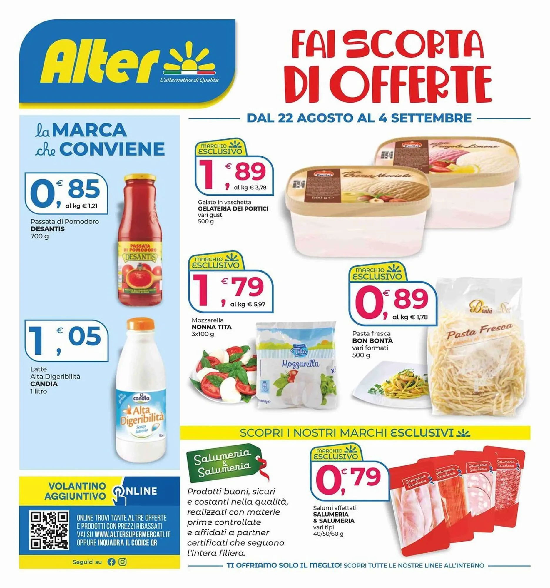 Volantino Alter Discount da 22 agosto a 4 settembre di 2025 - Pagina del volantino 1