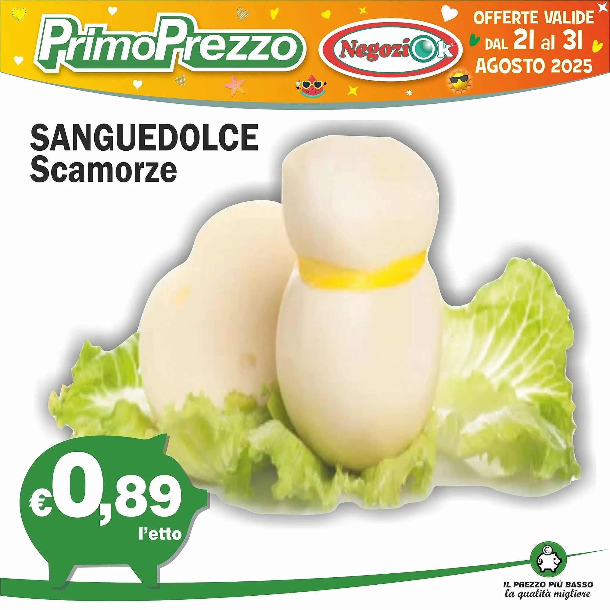 Volantino Primo Prezzo da 21 agosto a 31 agosto di 2025 - Pagina del volantino 1