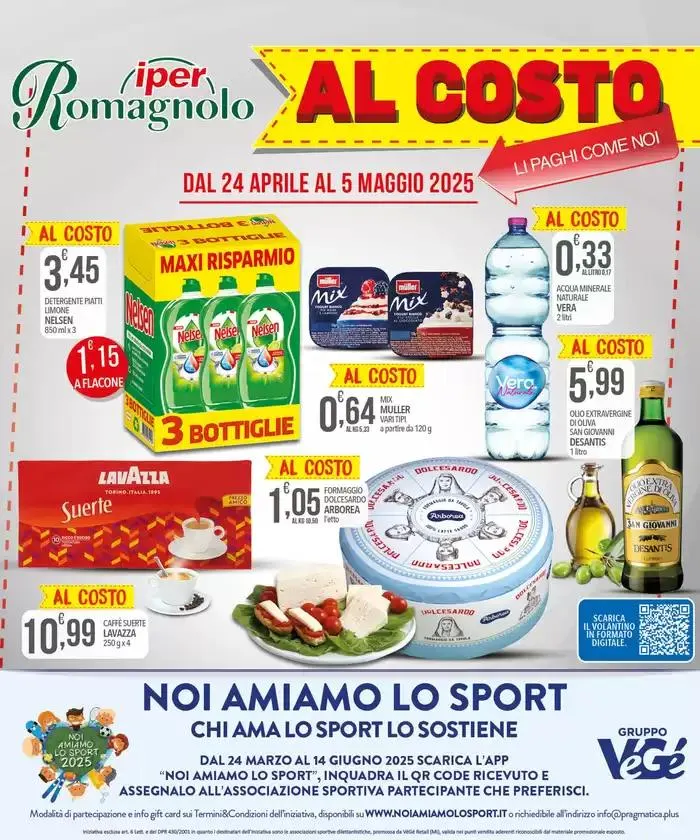 Al costo  da 24 aprile a 5 maggio di 2025 - Pagina del volantino 1