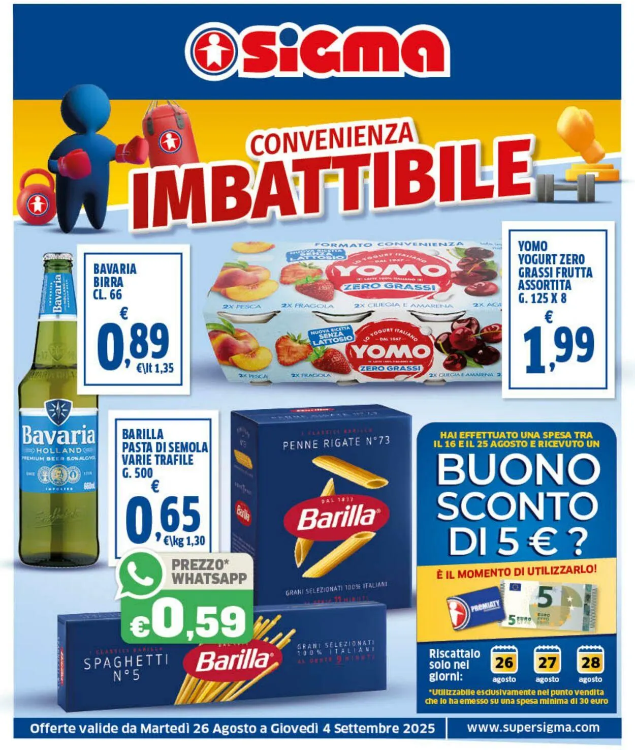 Sigma - Roma Volantino attuale da 26 agosto a 4 settembre di 2025 - Pagina del volantino 1