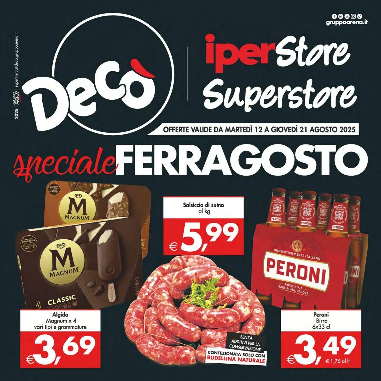 Deco Volantino attuale da 12 agosto a 21 agosto di 2025 - Pagina del volantino 1