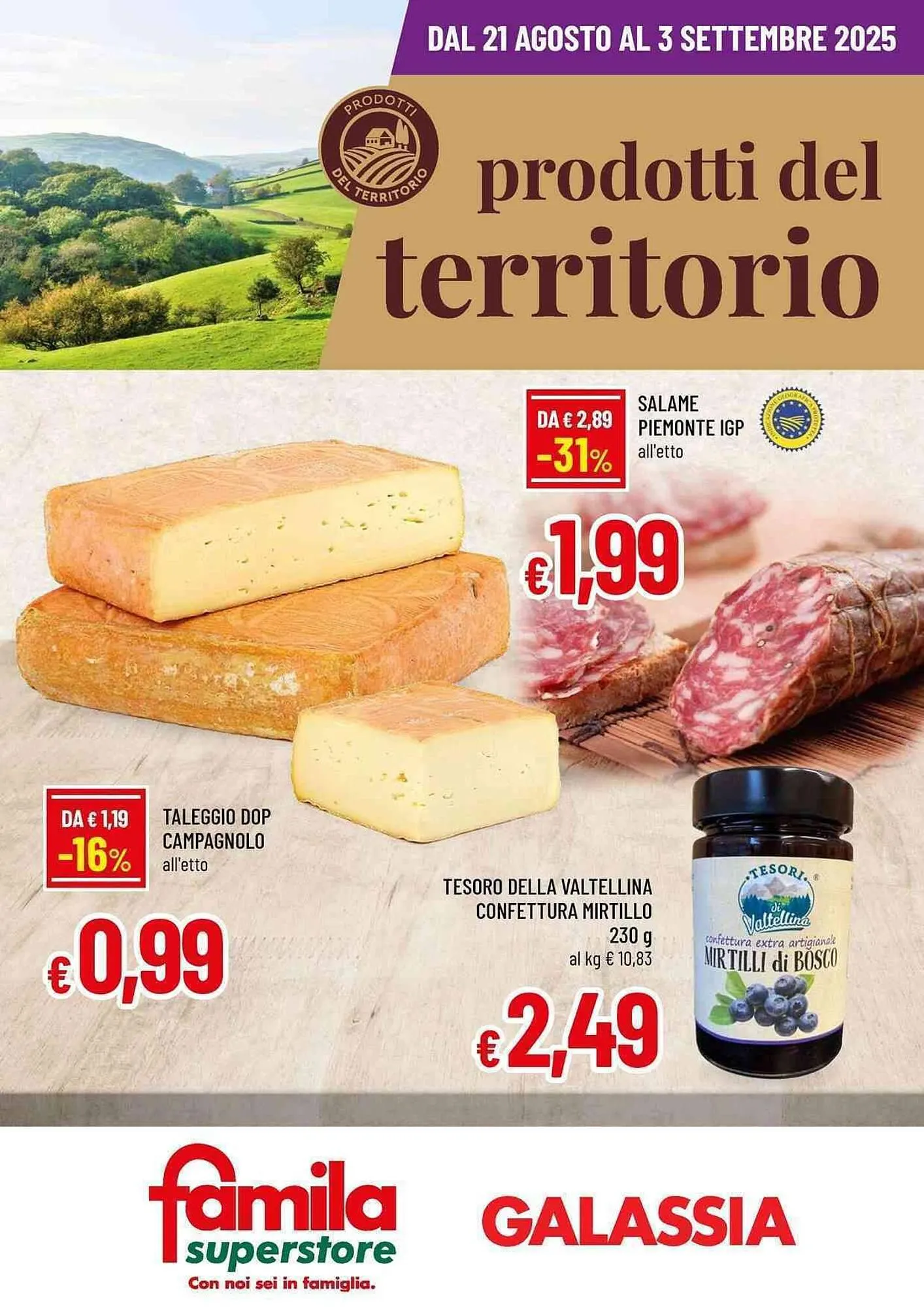 Volantino Famila Superstore da 21 agosto a 3 settembre di 2025 - Pagina del volantino 1