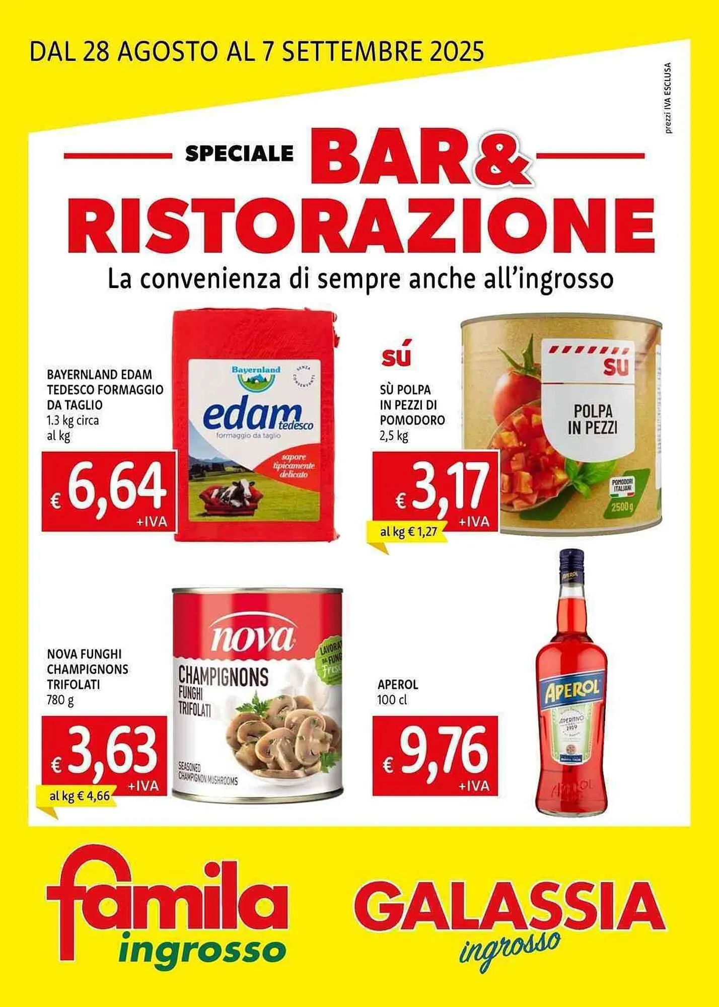 Volantino Galassia da 28 agosto a 7 settembre di 2025 - Pagina del volantino 1
