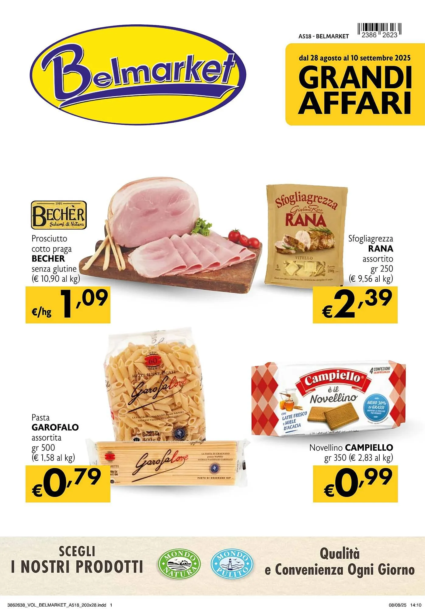 Volantino Belmarket da 28 agosto a 10 settembre di 2025 - Pagina del volantino 1