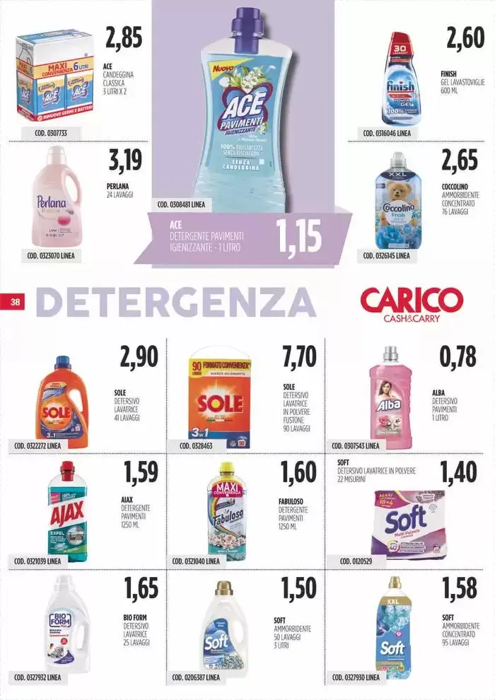 Offerte Carico Cash & Carry da 22 aprile a 7 maggio di 2025 - Pagina del volantino 38