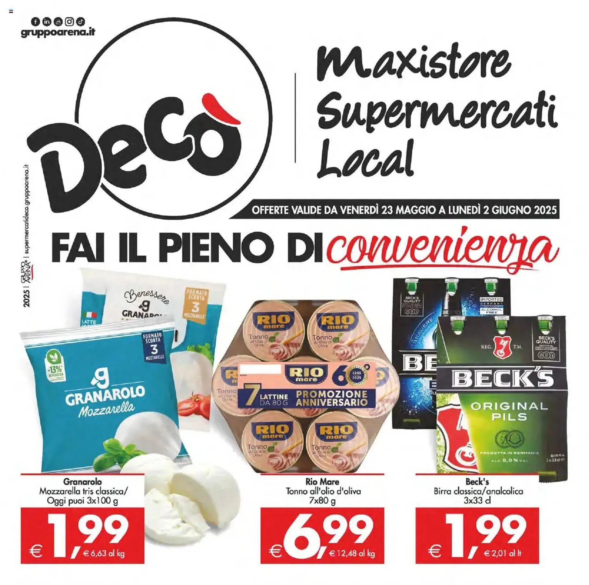 Volantino Deco Maxistore da 23 maggio a 3 giugno di 2025 - Pagina del volantino 1