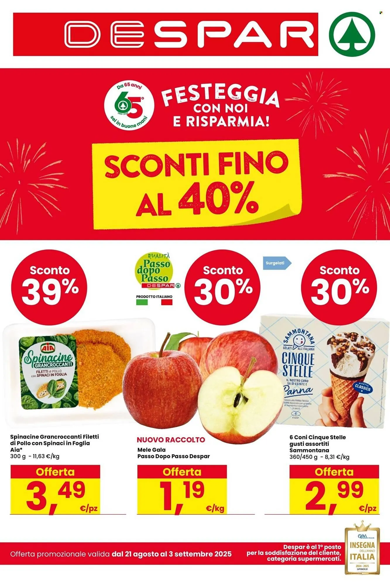 Volantino Despar da 21 agosto a 3 settembre di 2025 - Pagina del volantino 1