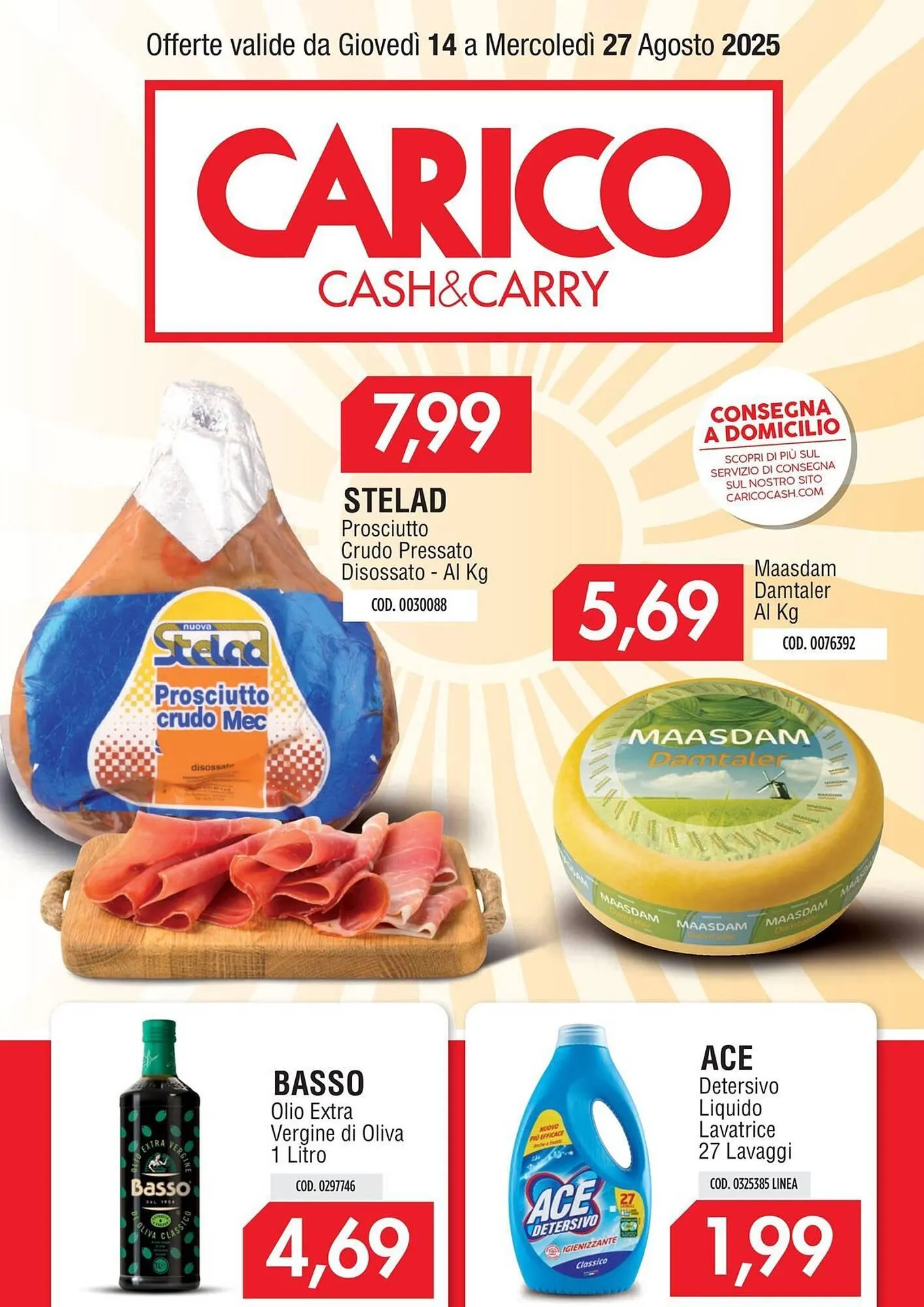 Volantino Carico Cash & Carry da 14 agosto a 27 agosto di 2025 - Pagina del volantino 1