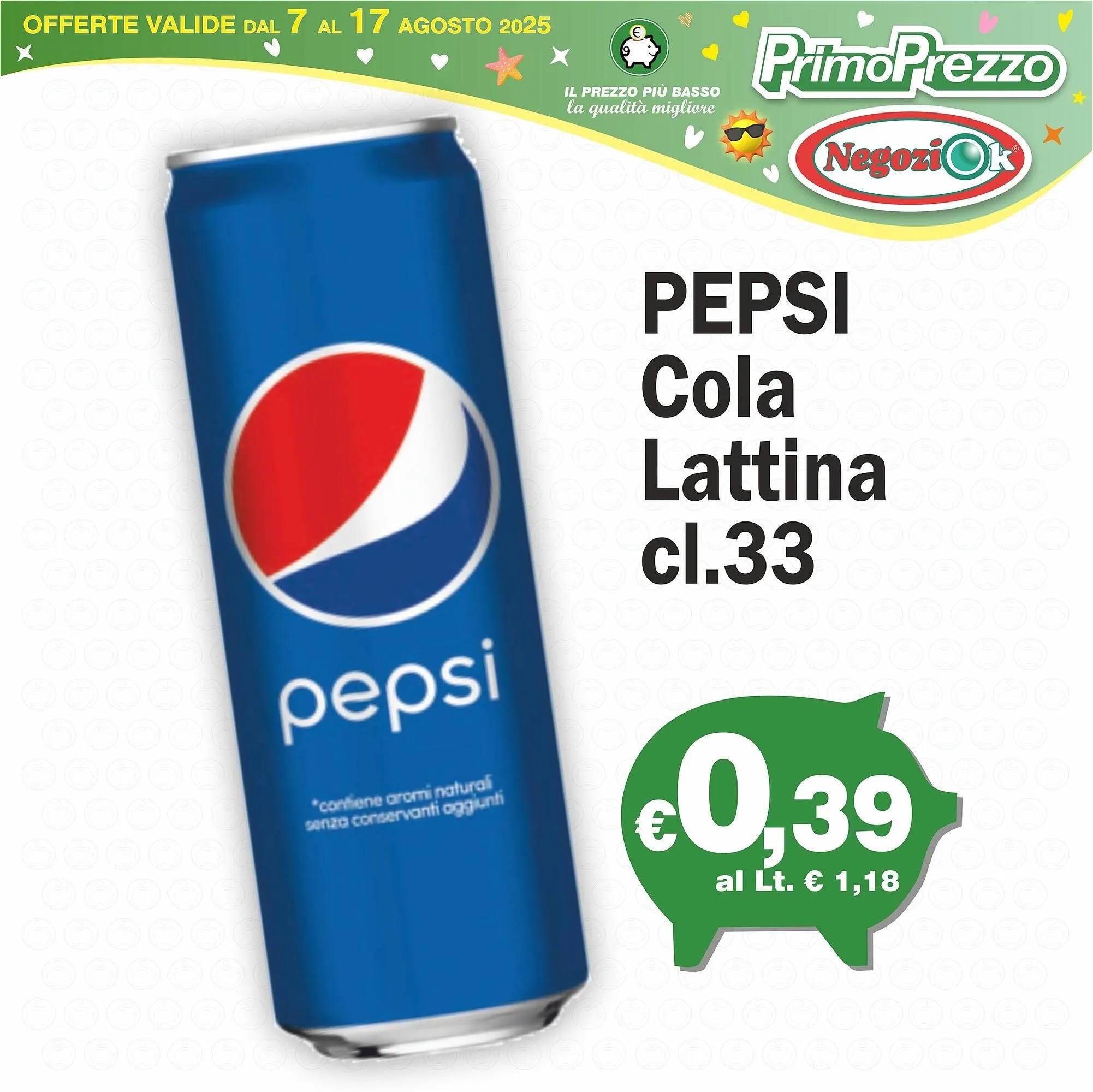 Volantino Primo Prezzo da 7 agosto a 17 agosto di 2025 - Pagina del volantino 1