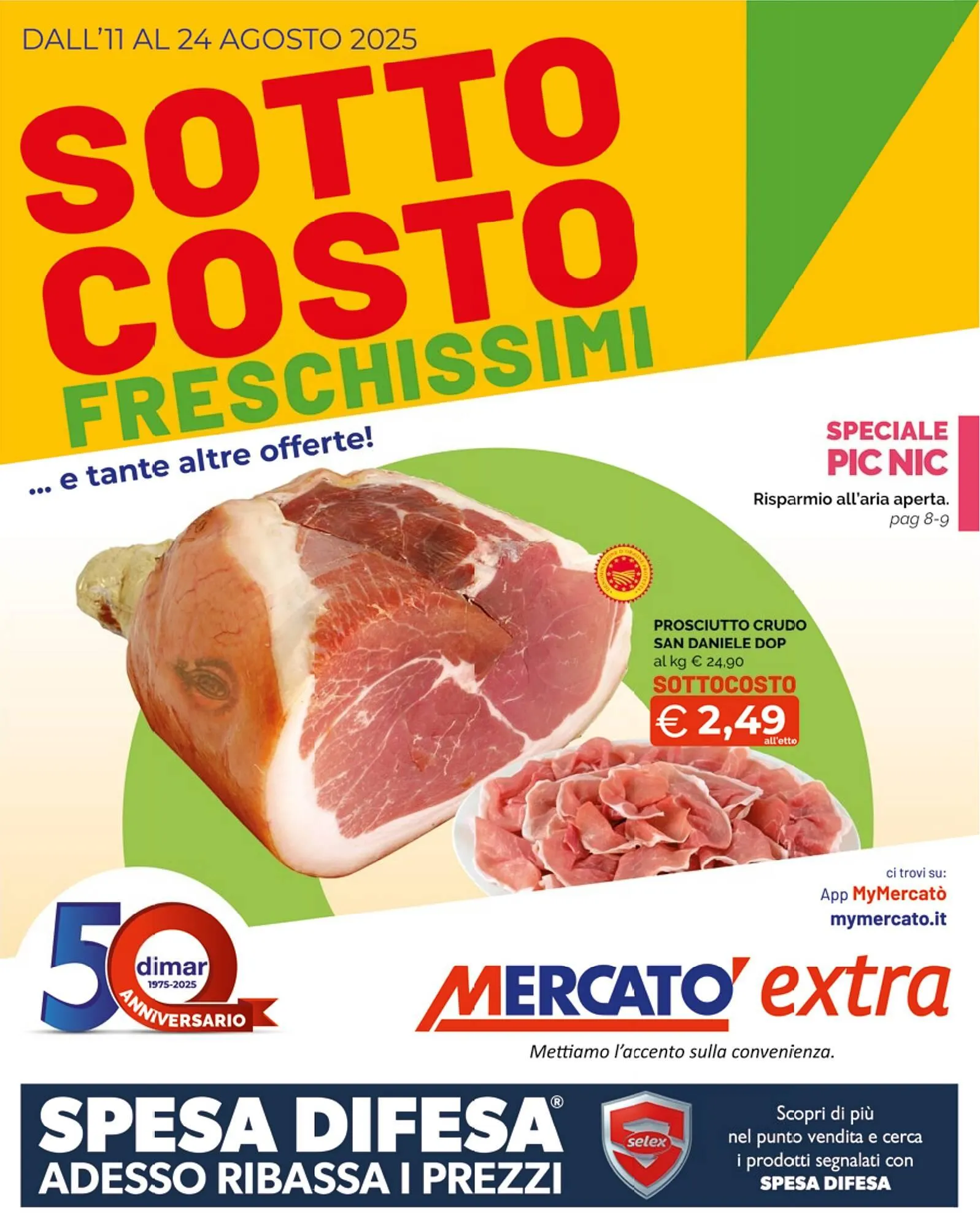 Volantino Mercatò Extra da 11 agosto a 24 agosto di 2025 - Pagina del volantino 1