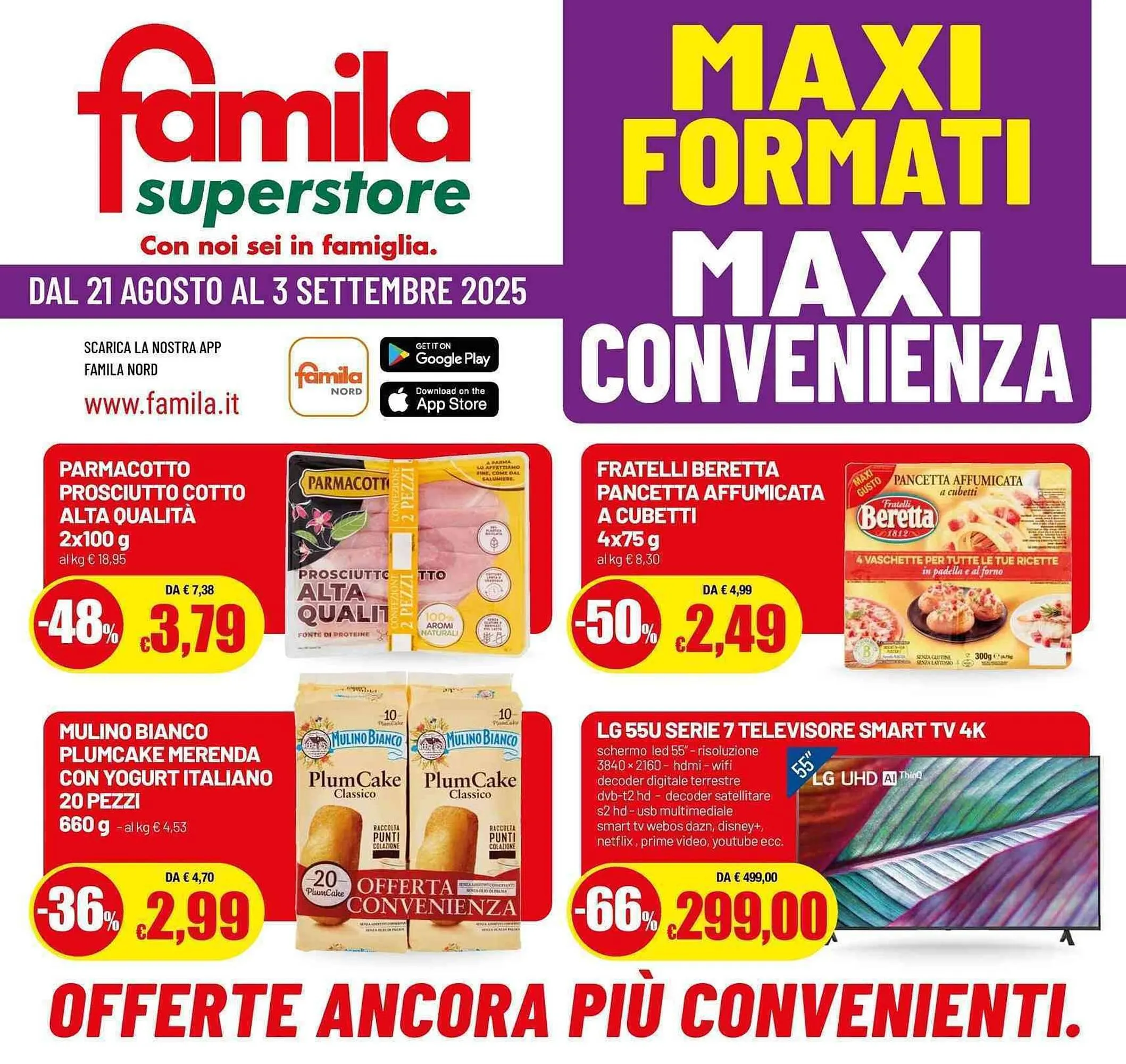 Volantino Famila Superstore da 21 agosto a 3 settembre di 2025 - Pagina del volantino 1