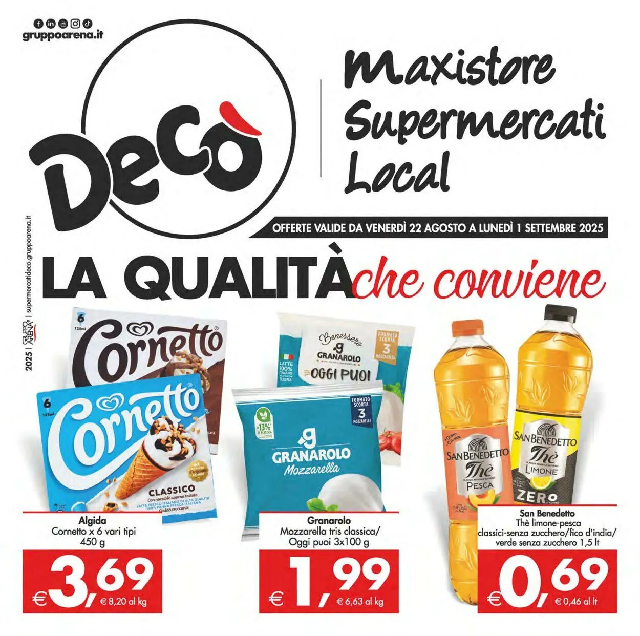 Deco Volantino attuale da 22 agosto a 1 settembre di 2025 - Pagina del volantino 1