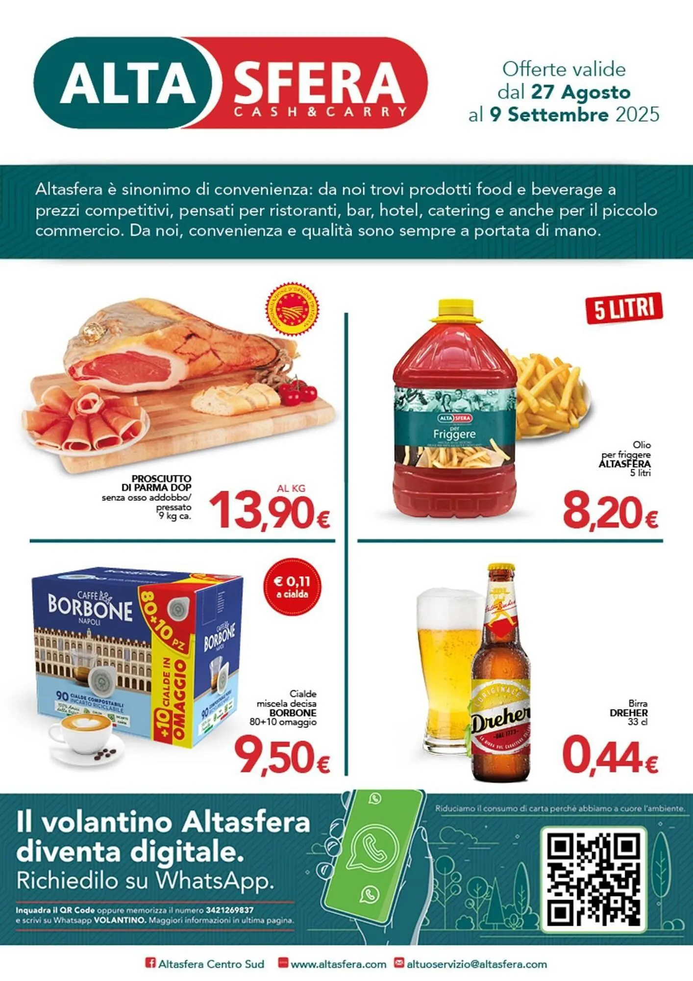 Volantino Altasfera da 27 agosto a 9 settembre di 2025 - Pagina del volantino 1