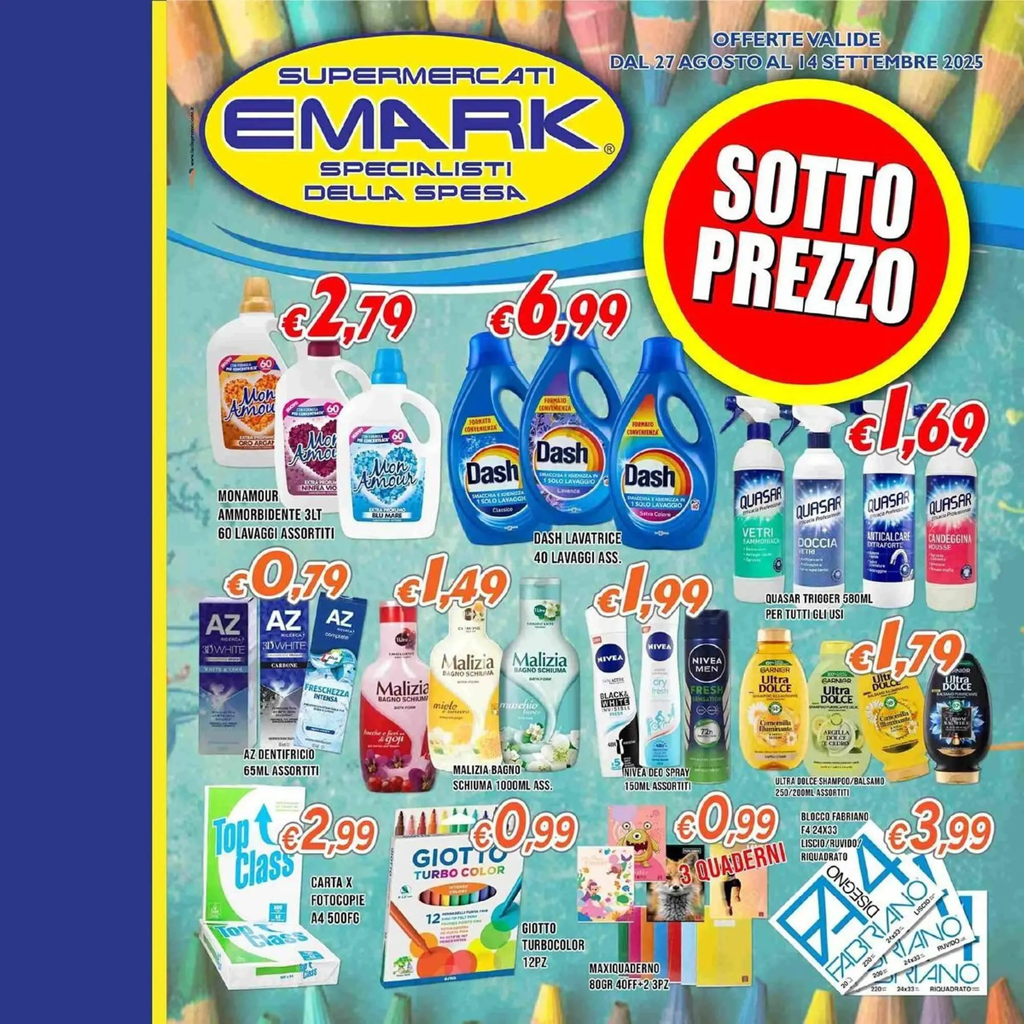 Volantino Supermercati Emark da 26 agosto a 14 settembre di 2025 - Pagina del volantino 1