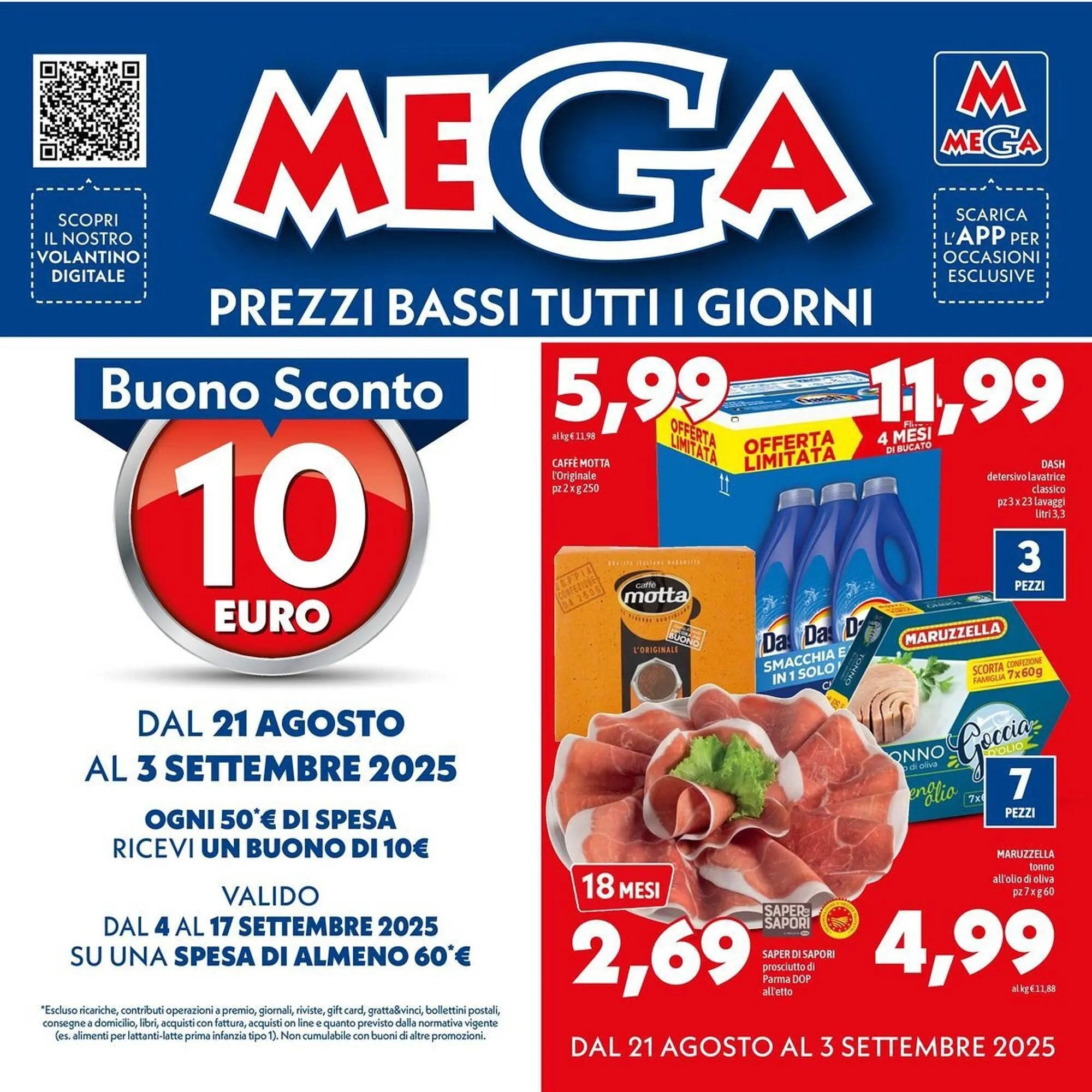 Volantino MEGA da 21 agosto a 3 settembre di 2025 - Pagina del volantino 1