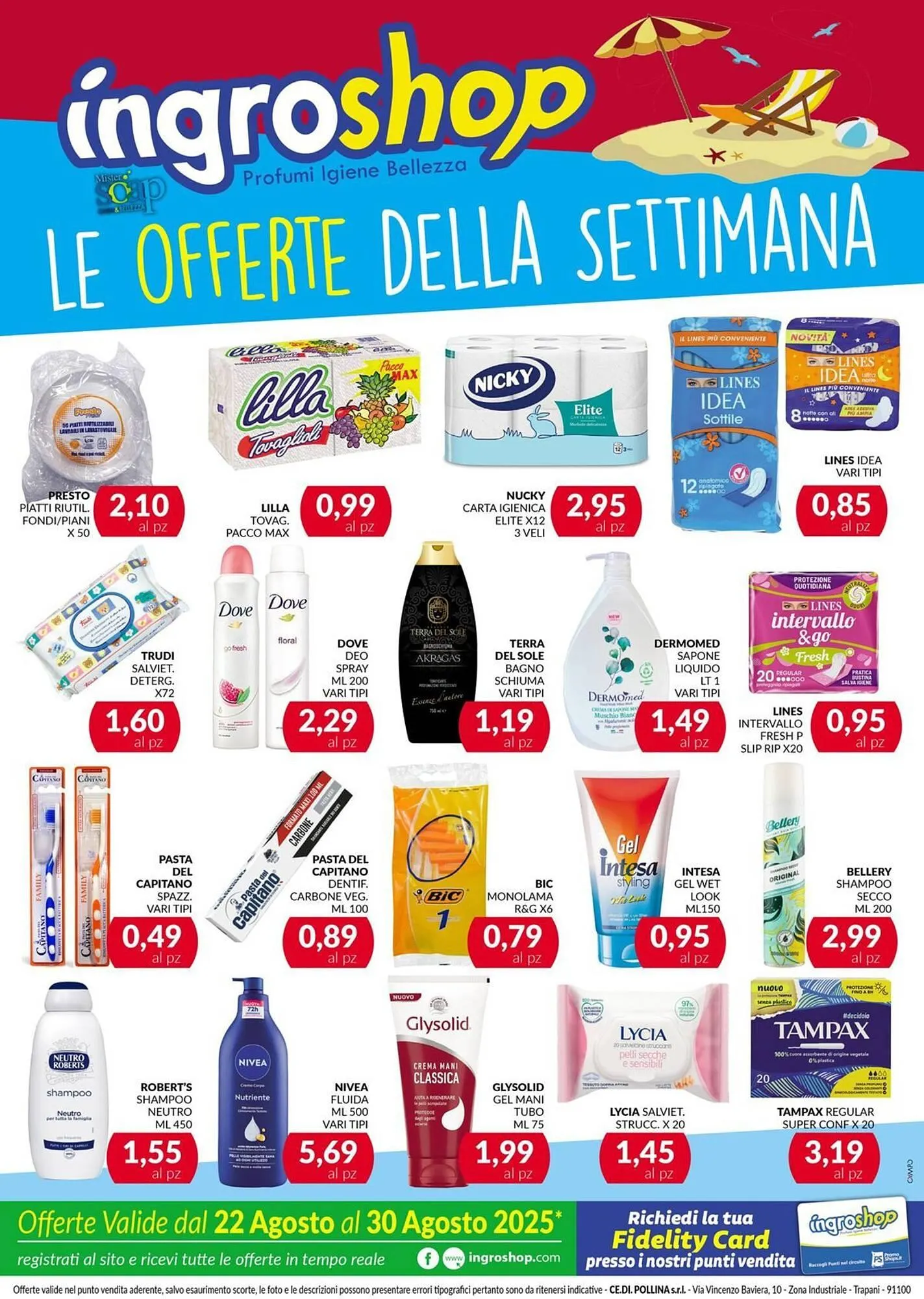 Volantino Ingroshop da 22 agosto a 30 agosto di 2025 - Pagina del volantino 1