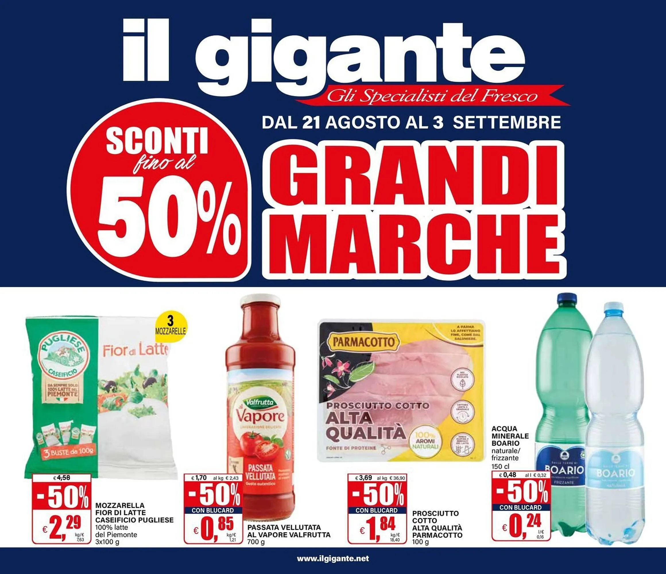 Volantino Il Gigante da 21 agosto a 3 settembre di 2025 - Pagina del volantino 1