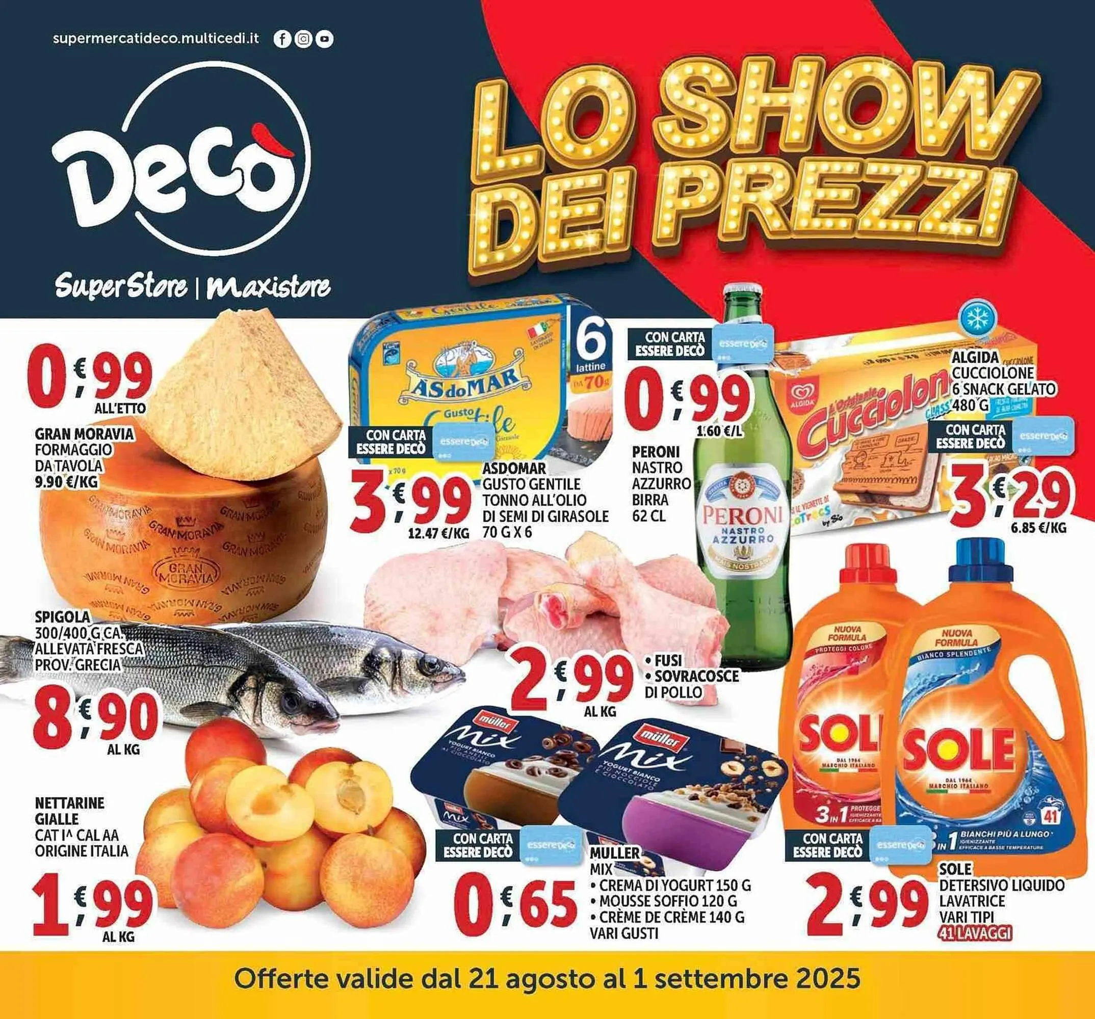 Volantino Deco Maxistore da 21 agosto a 1 settembre di 2025 - Pagina del volantino 1