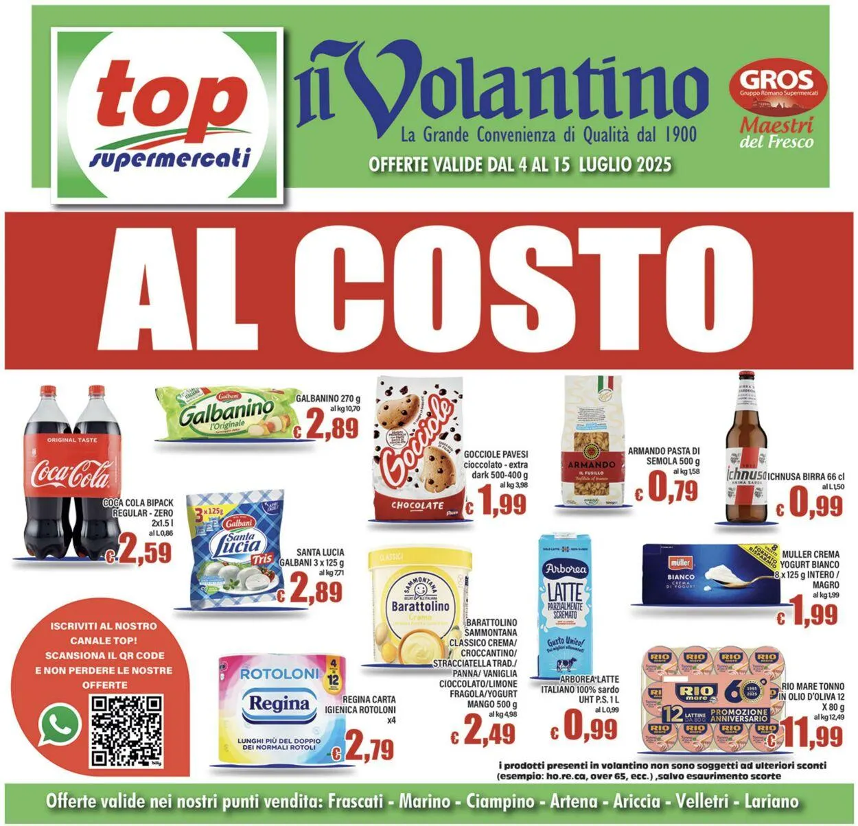 Top Supermercati Volantino attuale da 11 settembre a 25 settembre di 2025 - Pagina del volantino 1