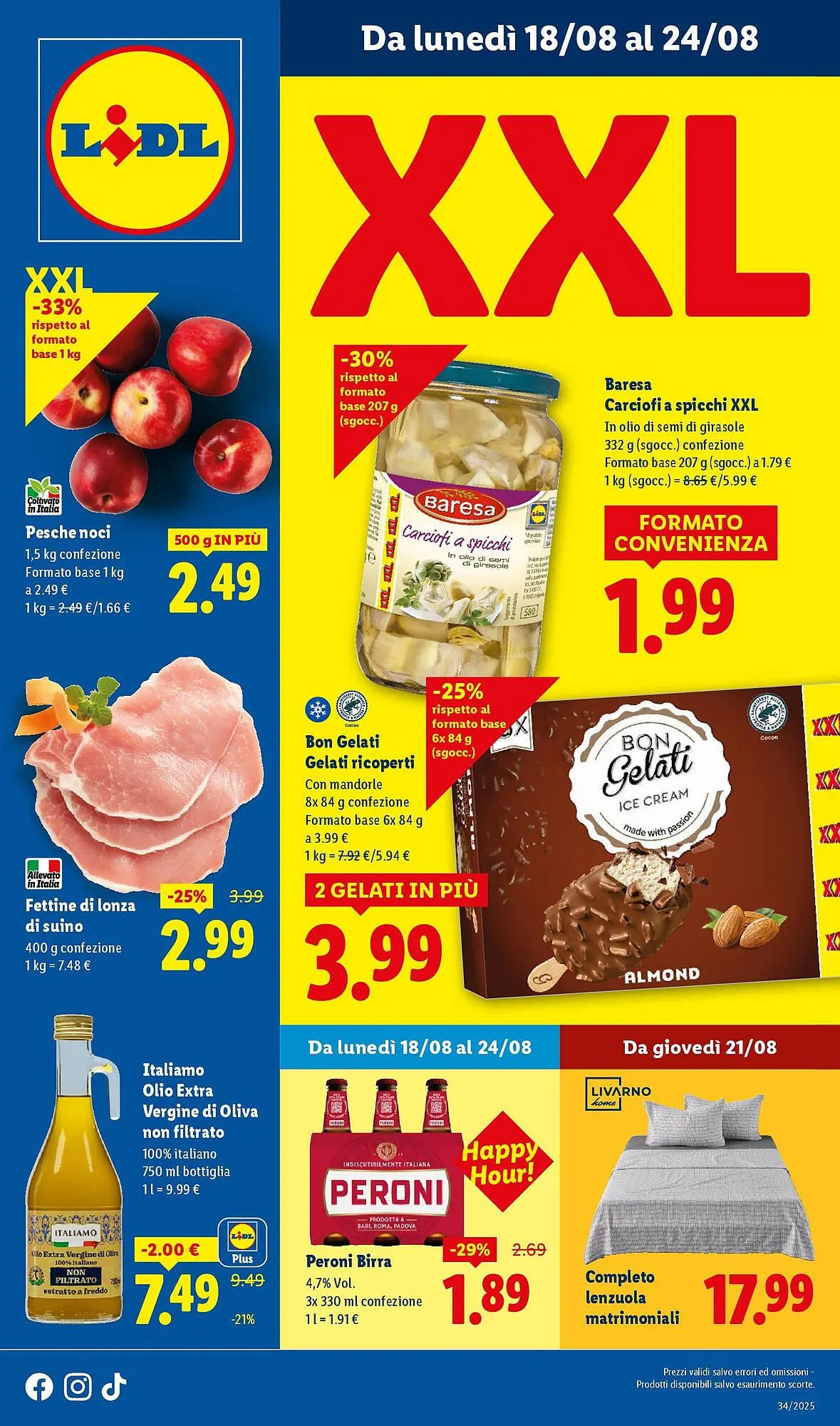 Volantino Lidl da 18 agosto a 24 agosto di 2025 - Pagina del volantino 1