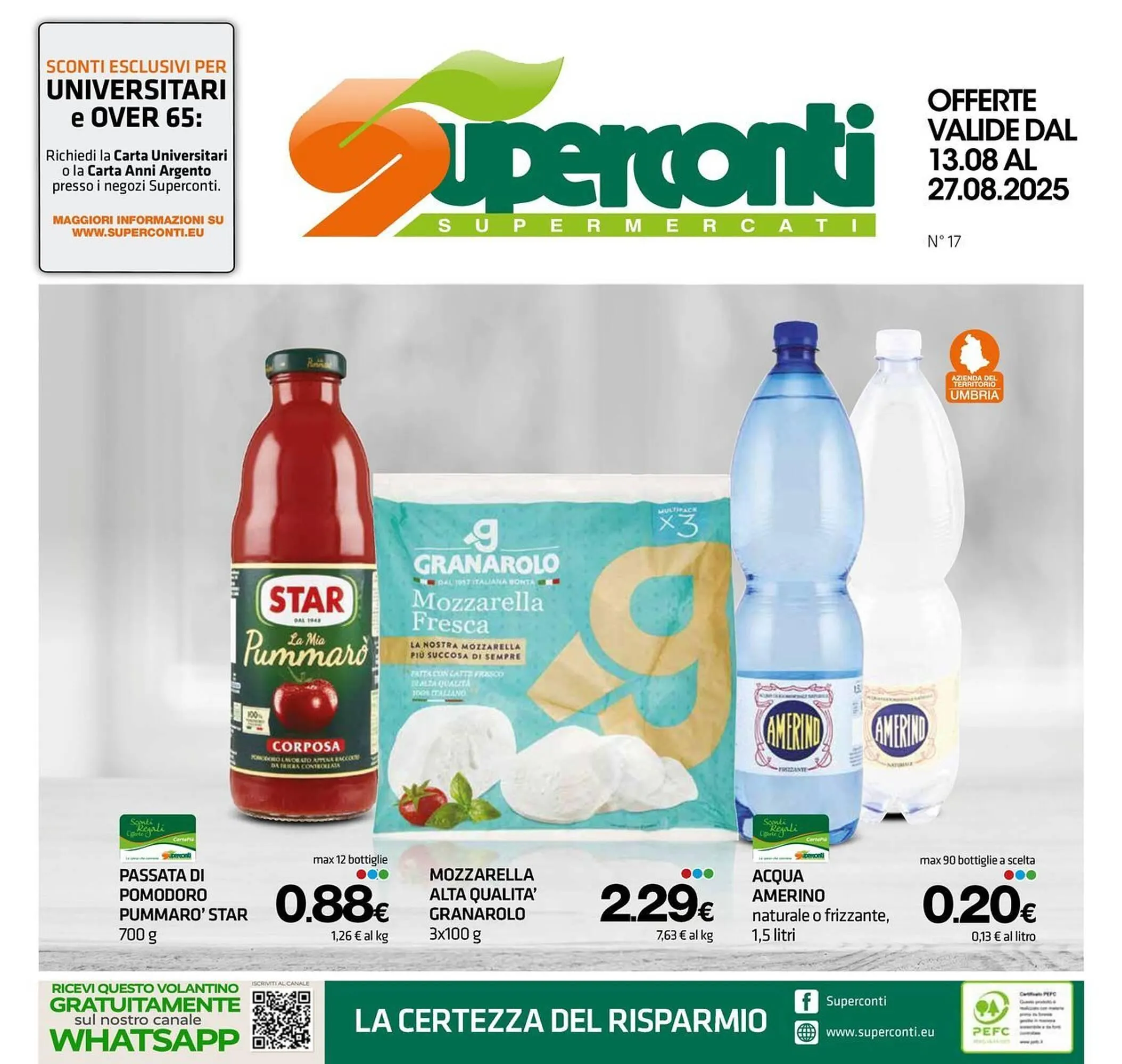 Volantino Superconti da 13 agosto a 27 agosto di 2025 - Pagina del volantino 1