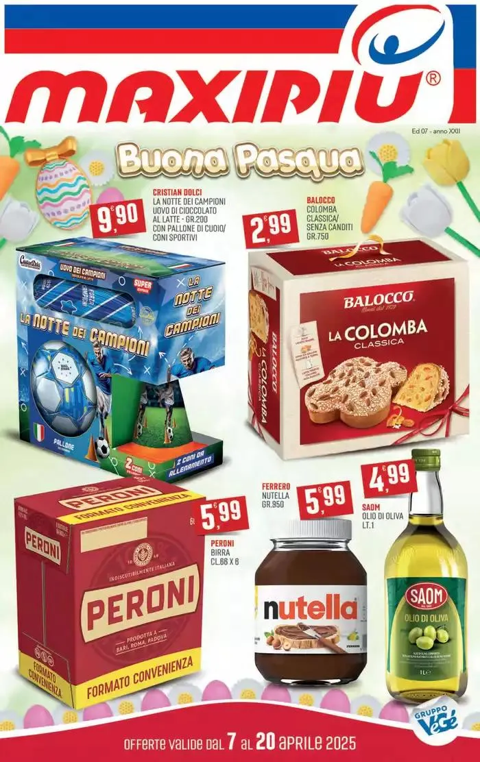 Buona Pasqua da 7 aprile a 20 aprile di 2025 - Pagina del volantino 1