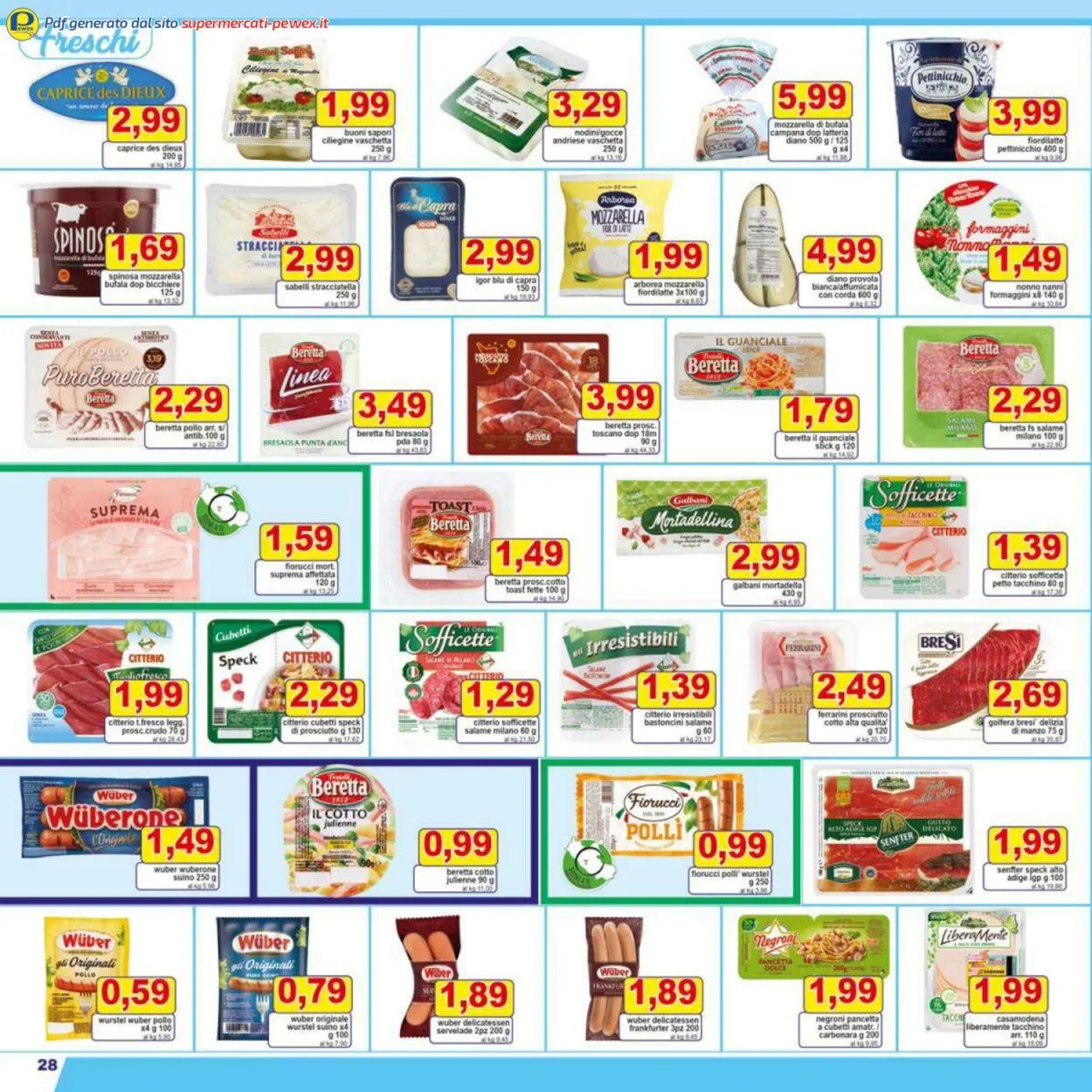 Pewex Volantino attuale da 29 aprile a 13 maggio di 2025 - Pagina del volantino 28