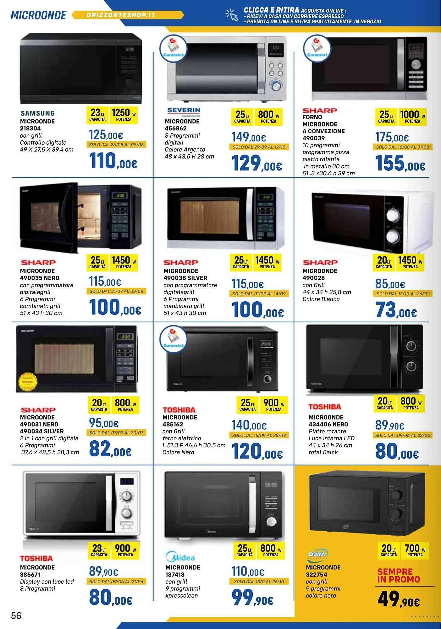 Volantino Orizzonte da 20 maggio a 31 ottobre di 2025 - Pagina del volantino 56