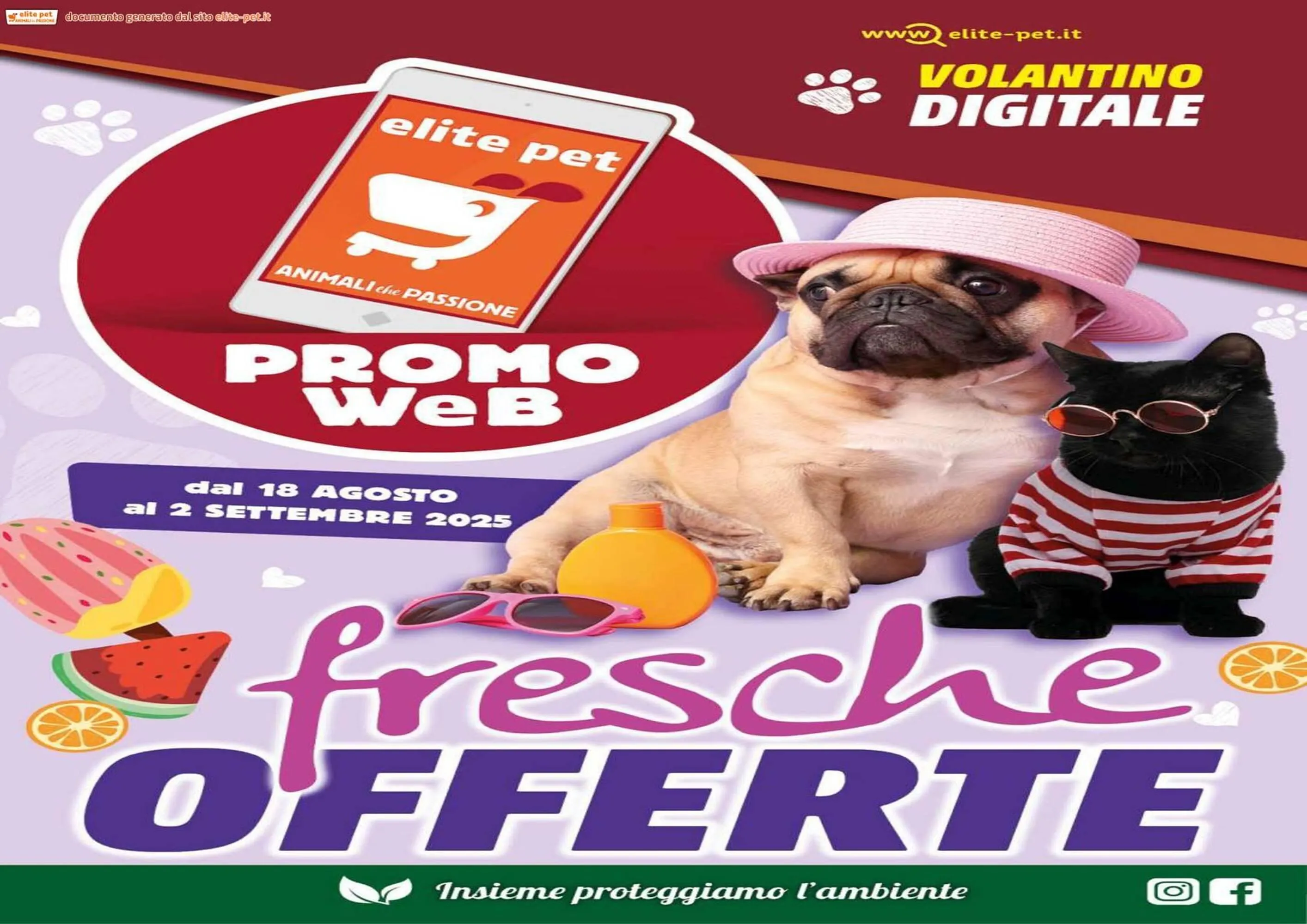Volantino Elite Pet da 18 agosto a 2 settembre di 2025 - Pagina del volantino 1