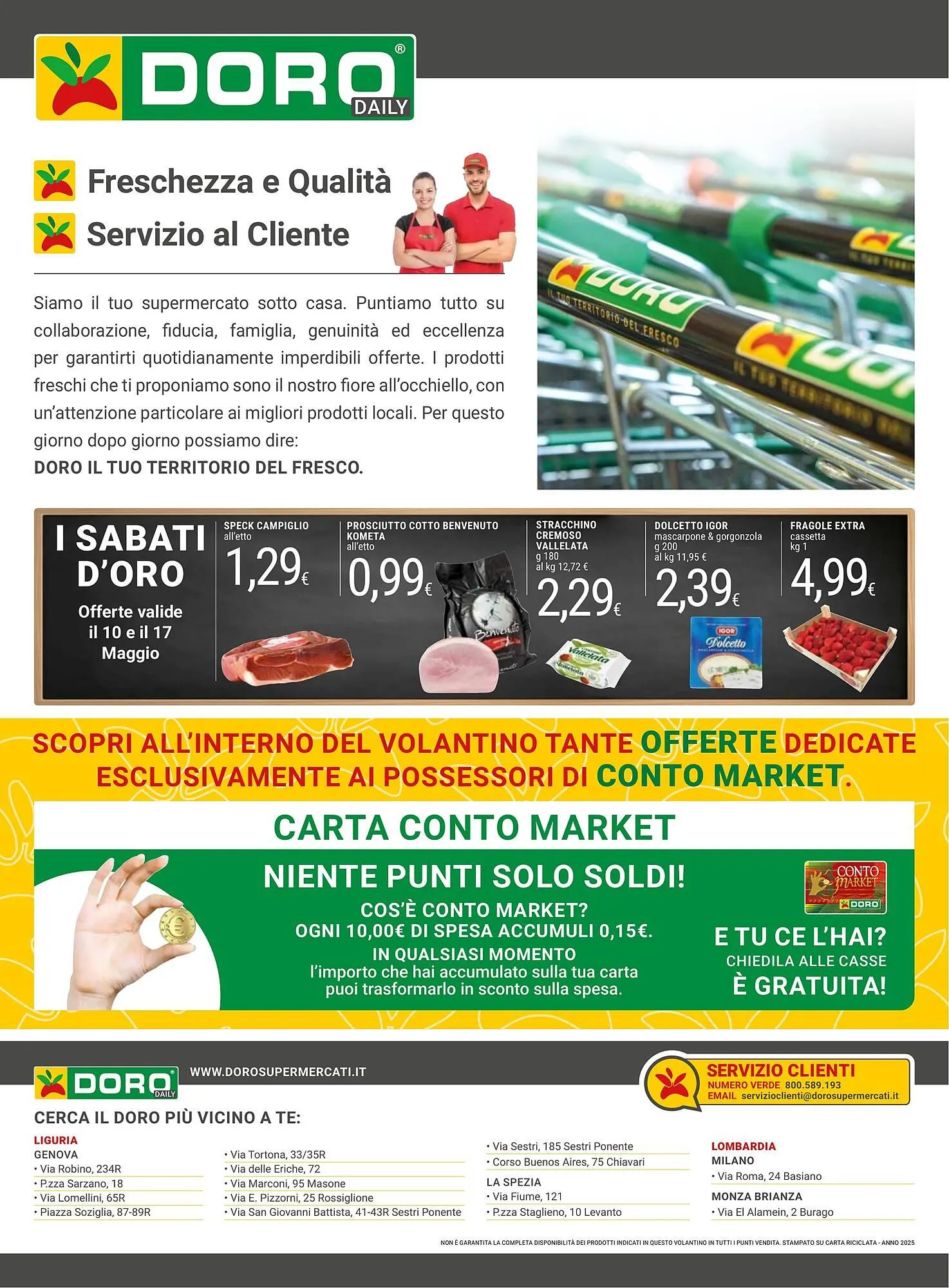 Volantino Doro Daily da 6 maggio a 18 maggio di 2025 - Pagina del volantino 8