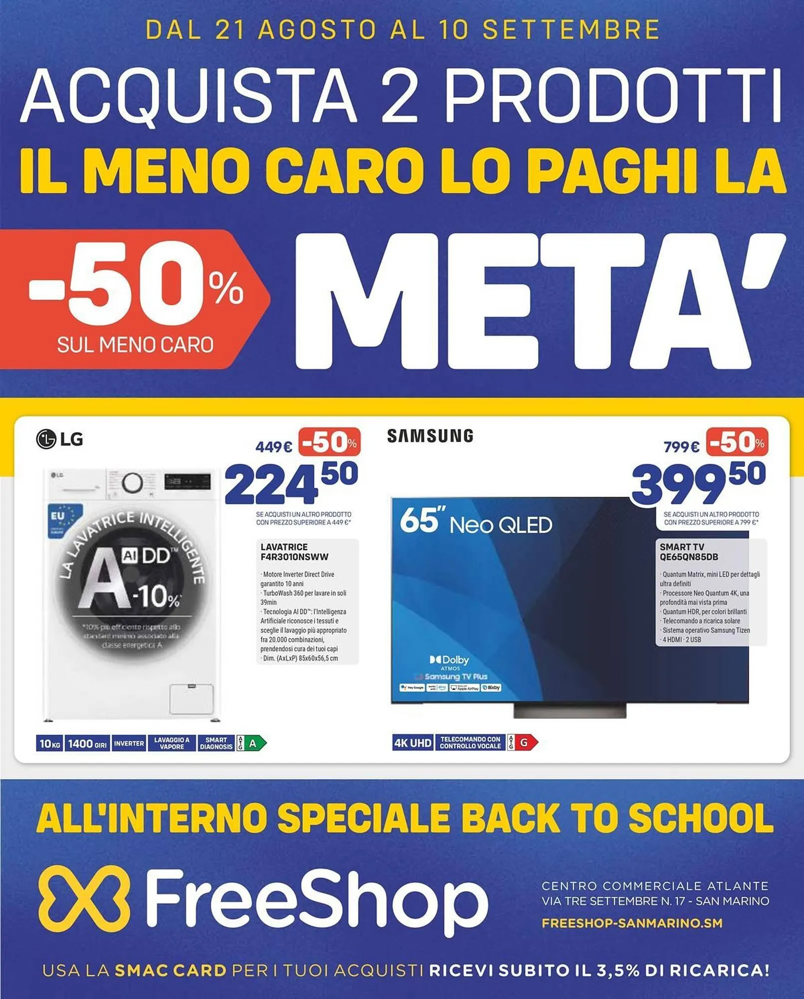 Volantino FreeShop da 21 agosto a 10 settembre di 2025 - Pagina del volantino 1