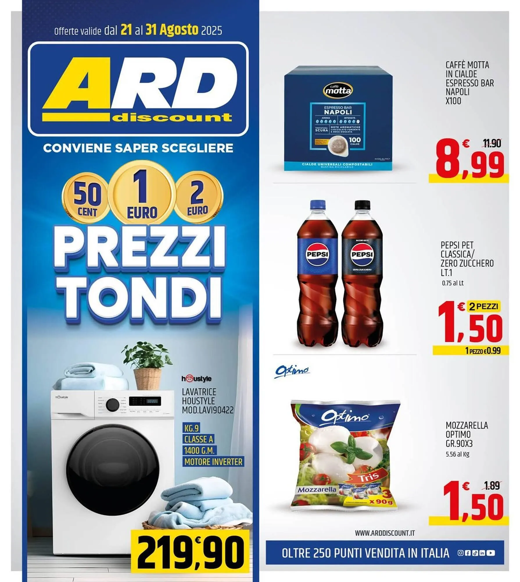 Volantino Ard Discount da 21 agosto a 31 agosto di 2025 - Pagina del volantino 1