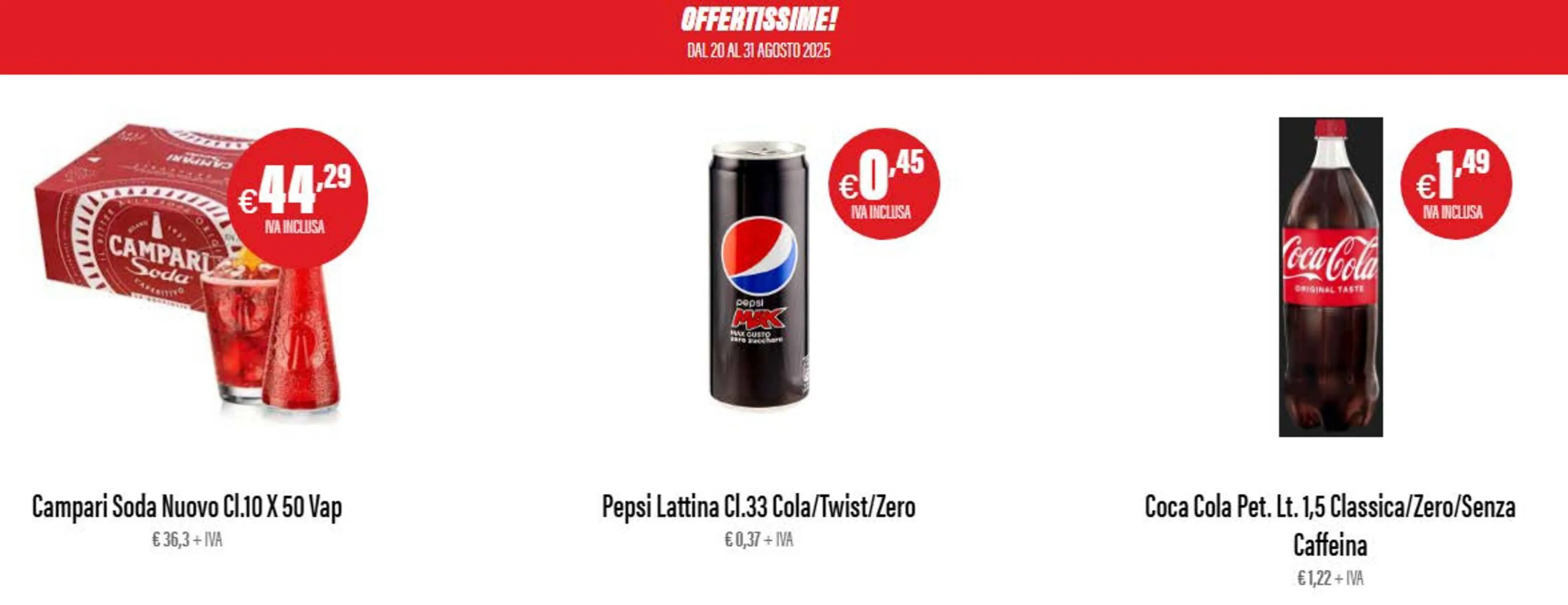 Volantino Ag Cash Carry da 20 agosto a 31 agosto di 2025 - Pagina del volantino 1