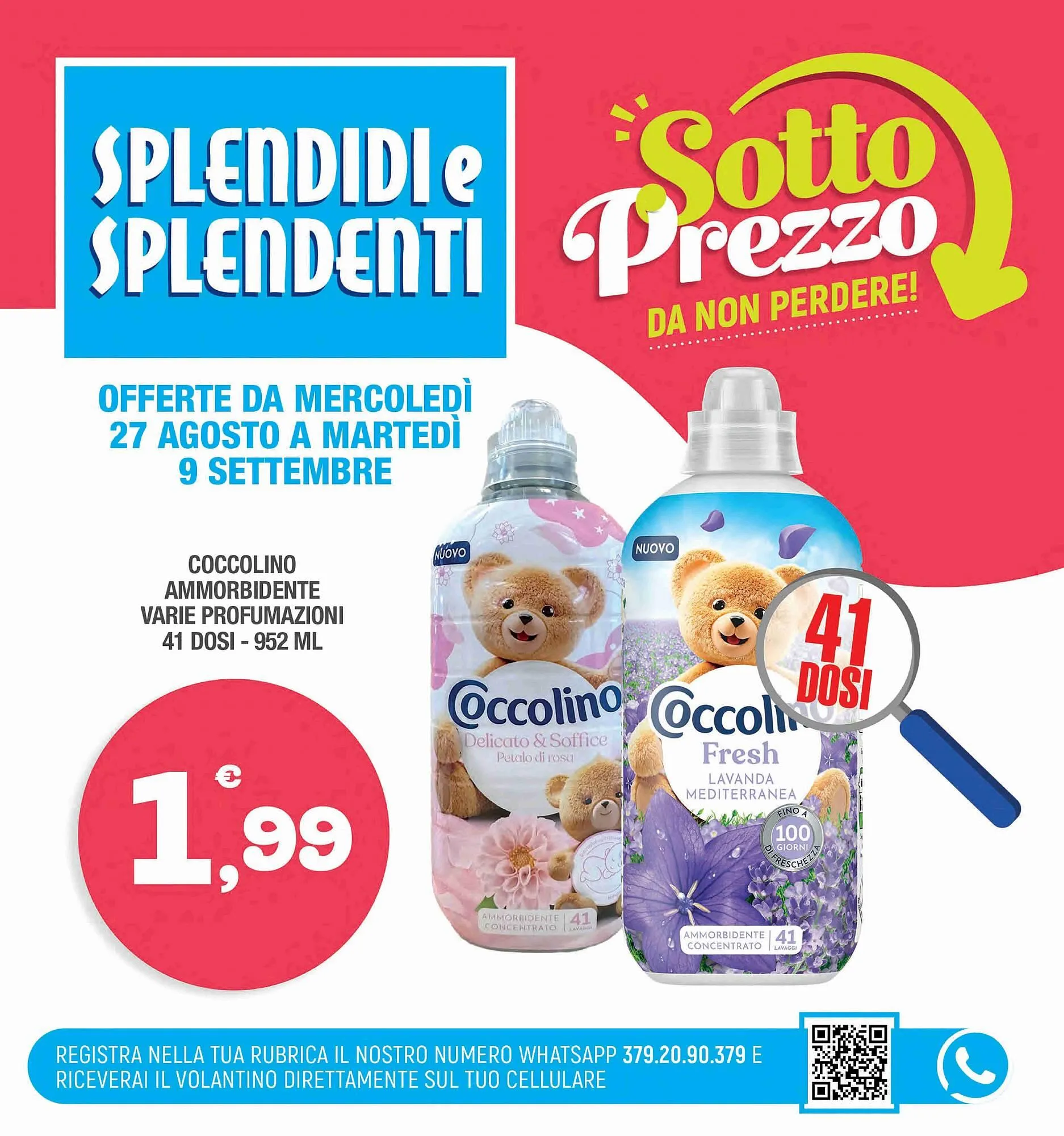Volantino Splendidi e Splendenti da 27 agosto a 9 settembre di 2025 - Pagina del volantino 1