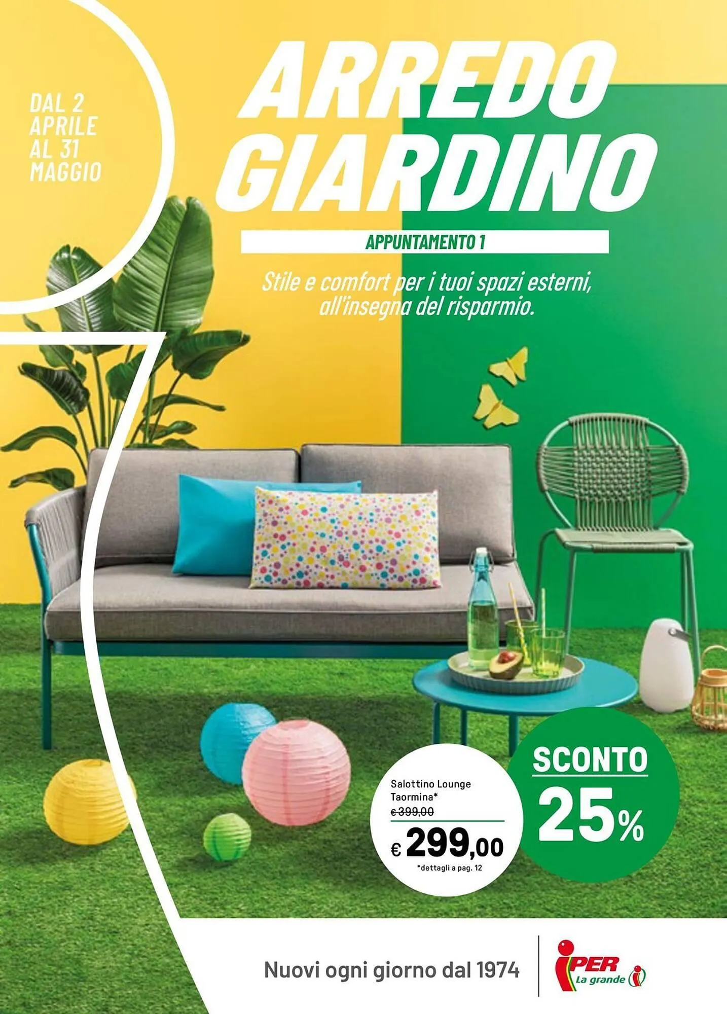 Volantino Iper La Grande da 2 aprile a 31 maggio di 2025 - Pagina del volantino 1