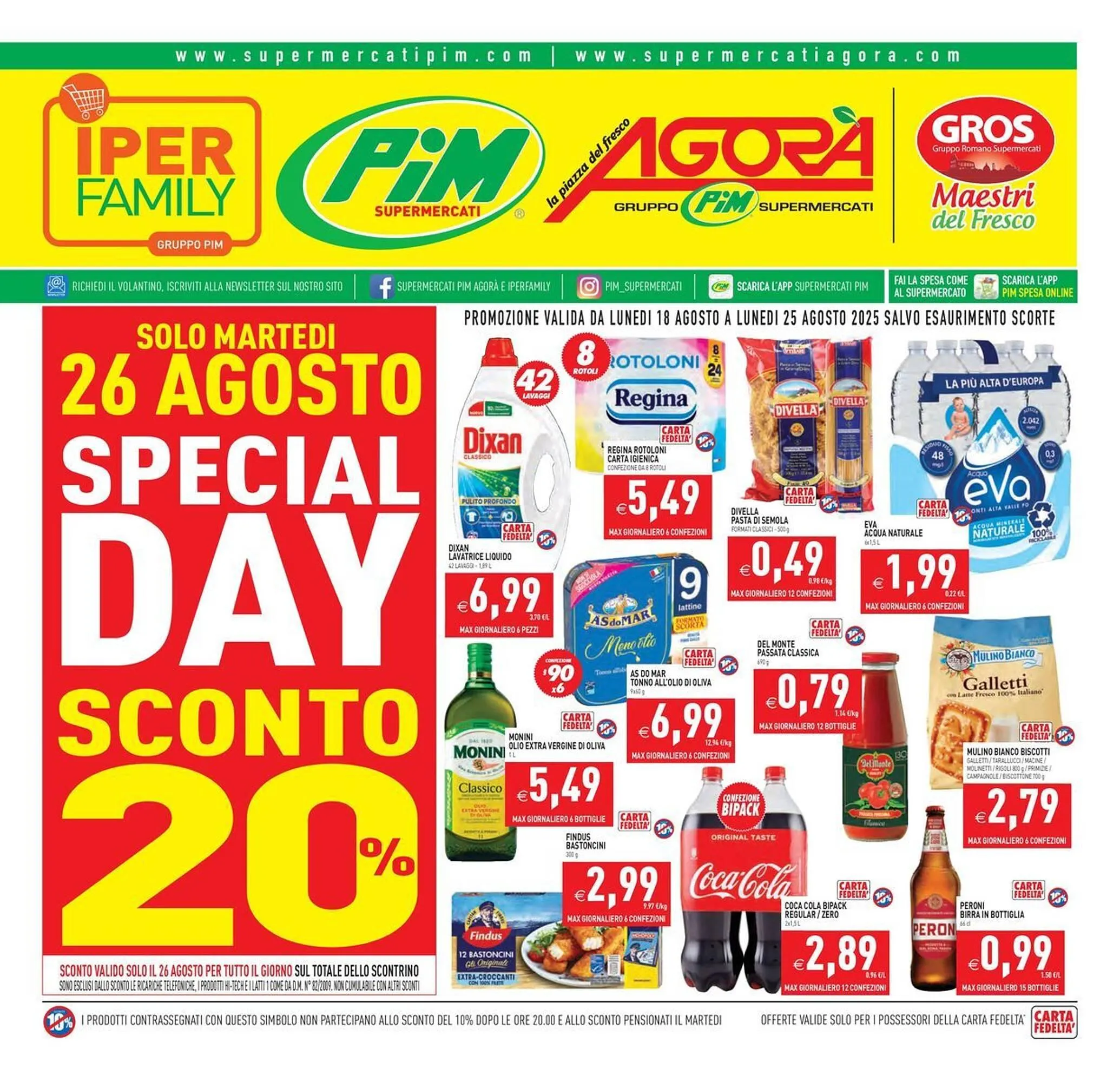 Volantino Iperfamily da 18 agosto a 25 agosto di 2025 - Pagina del volantino 1