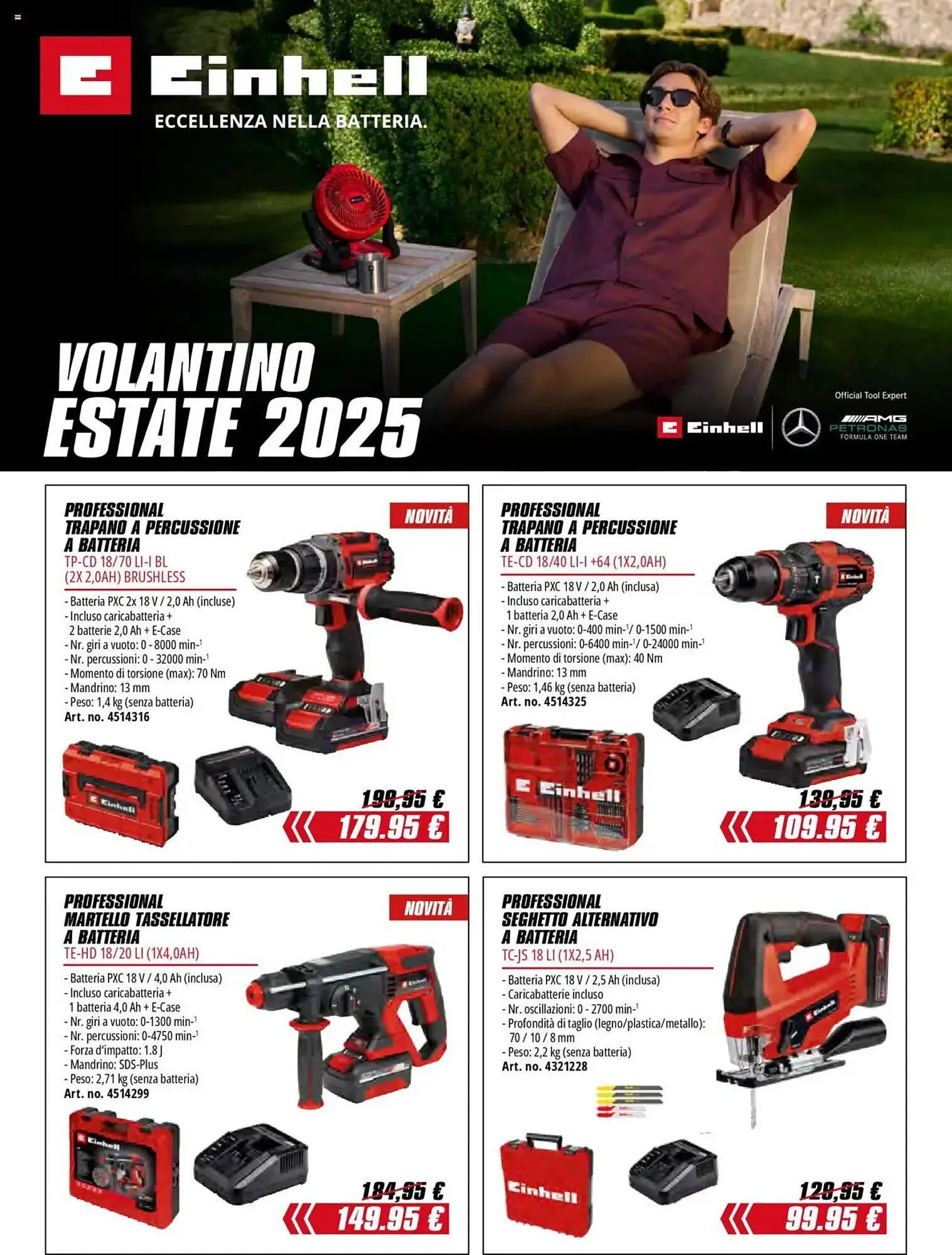 Volantino Einhell da 1 giugno a 30 settembre di 2025 - Pagina del volantino 1