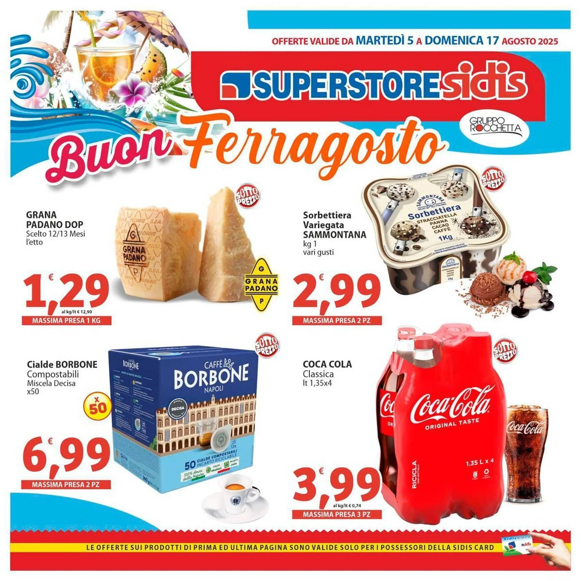 Volantino Sidis da 13 agosto a 17 agosto di 2025 - Pagina del volantino 1