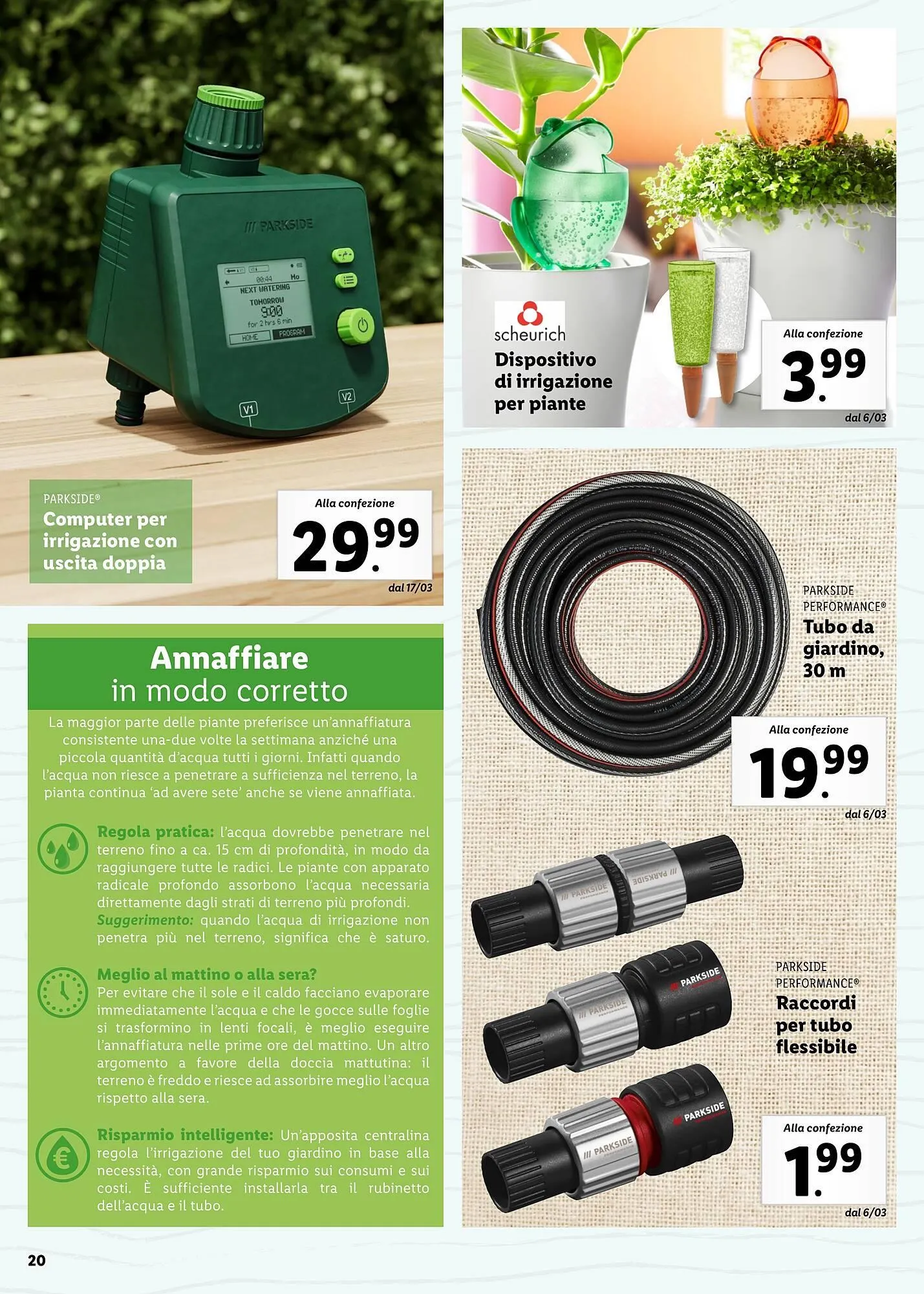 Volantino Lidl da 4 aprile a 30 aprile di 2025 - Pagina del volantino 20