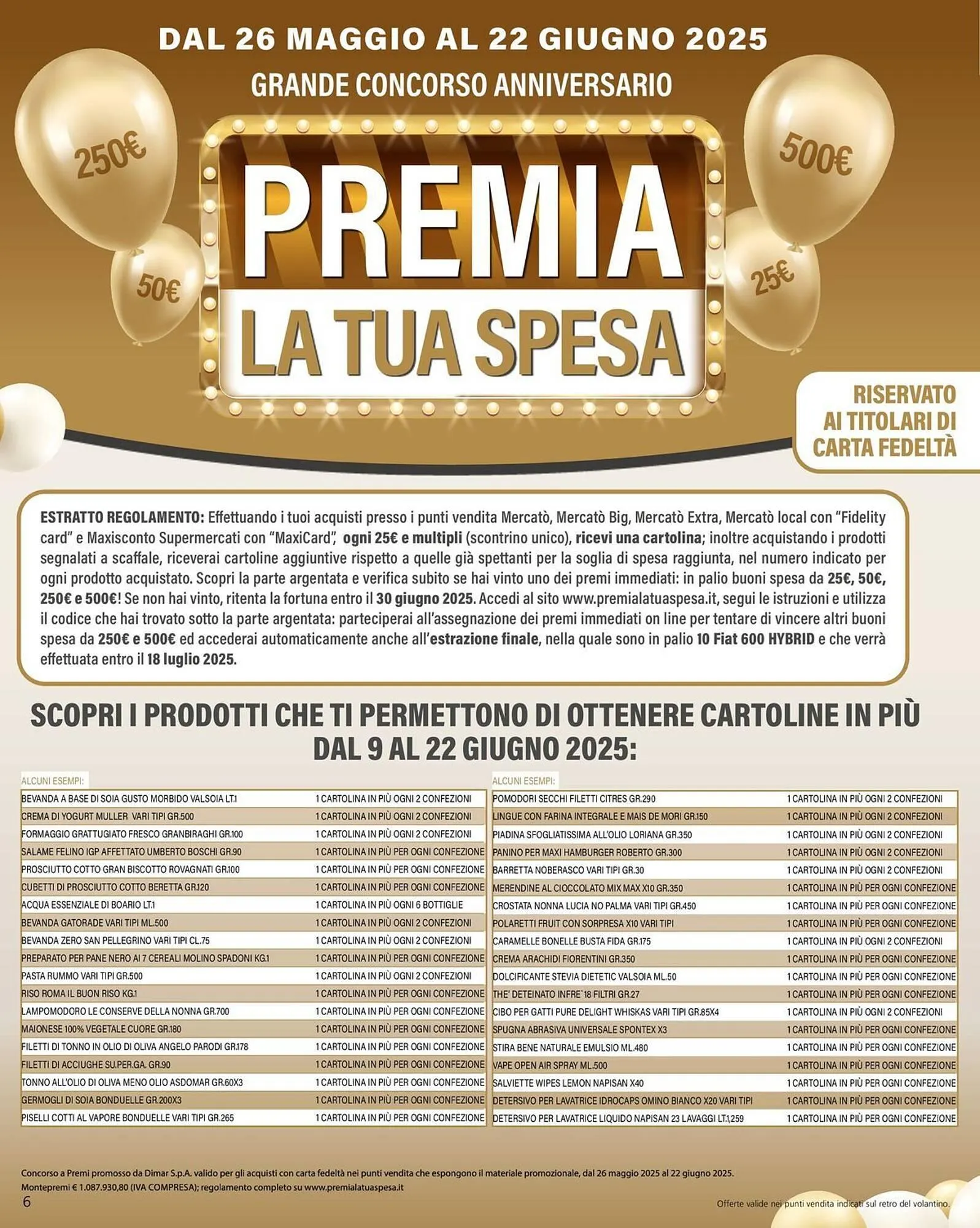 Volantino Maxisconto da 9 giugno a 22 giugno di 2025 - Pagina del volantino 6