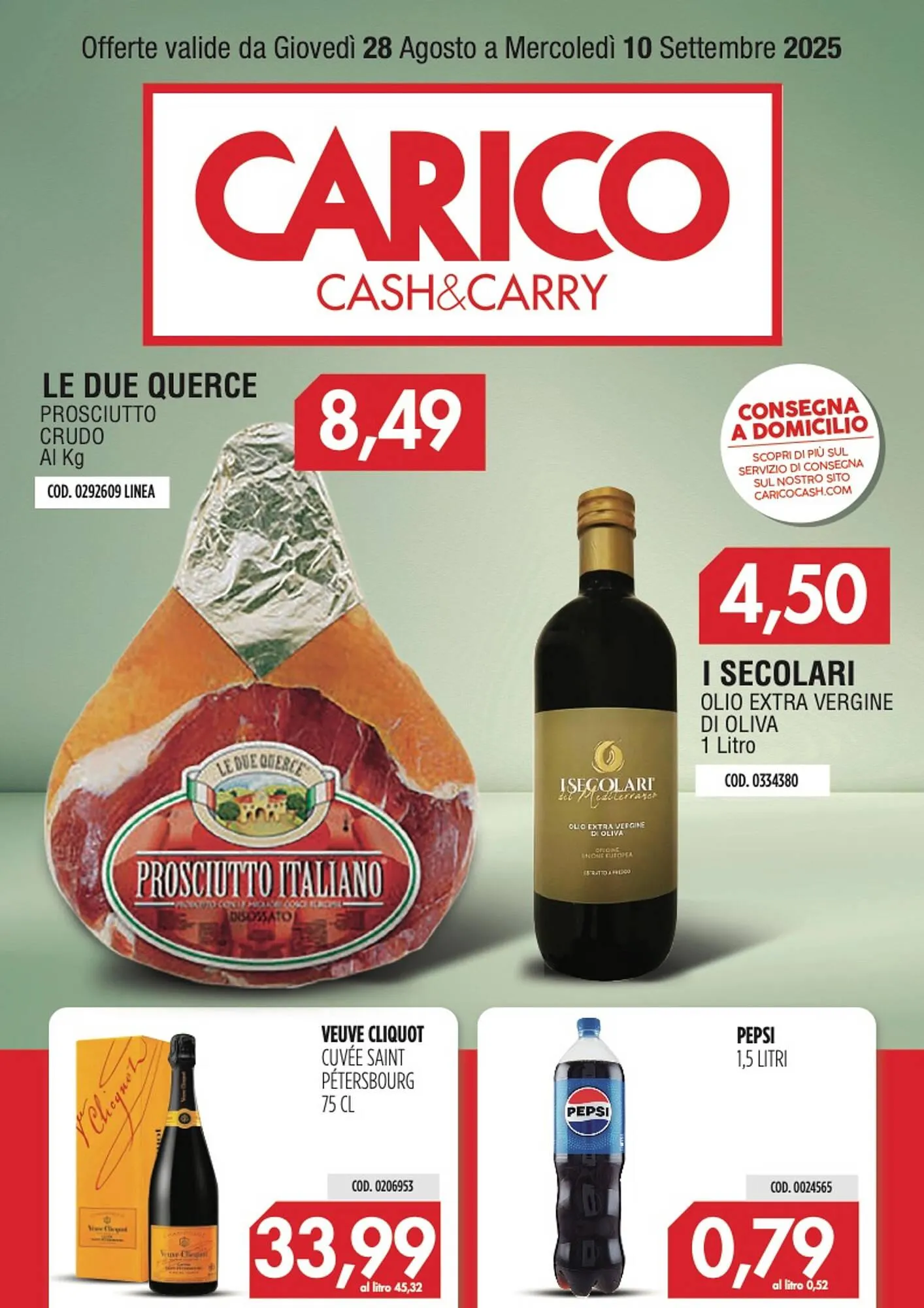 Volantino Carico Cash & Carry da 28 agosto a 10 settembre di 2025 - Pagina del volantino 1
