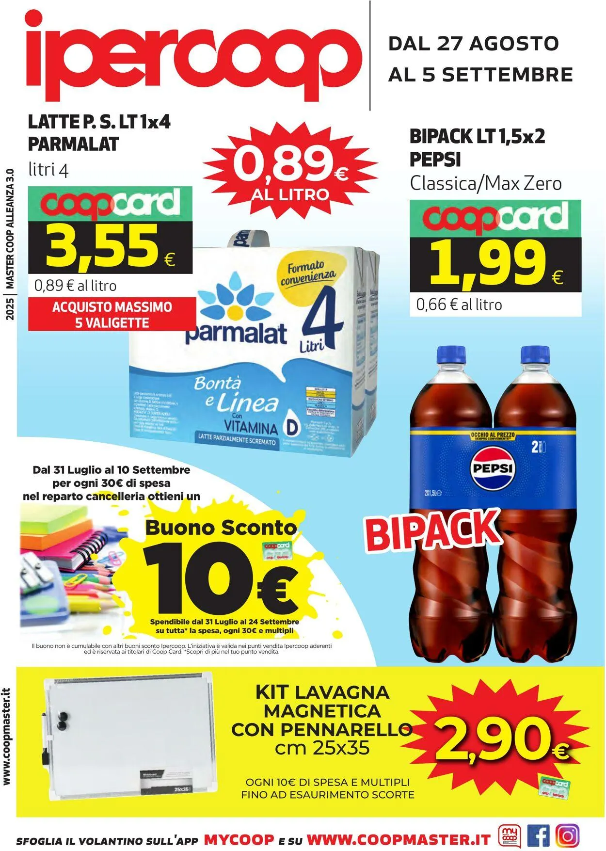 Coop Volantino attuale da 27 agosto a 5 settembre di 2025 - Pagina del volantino 1
