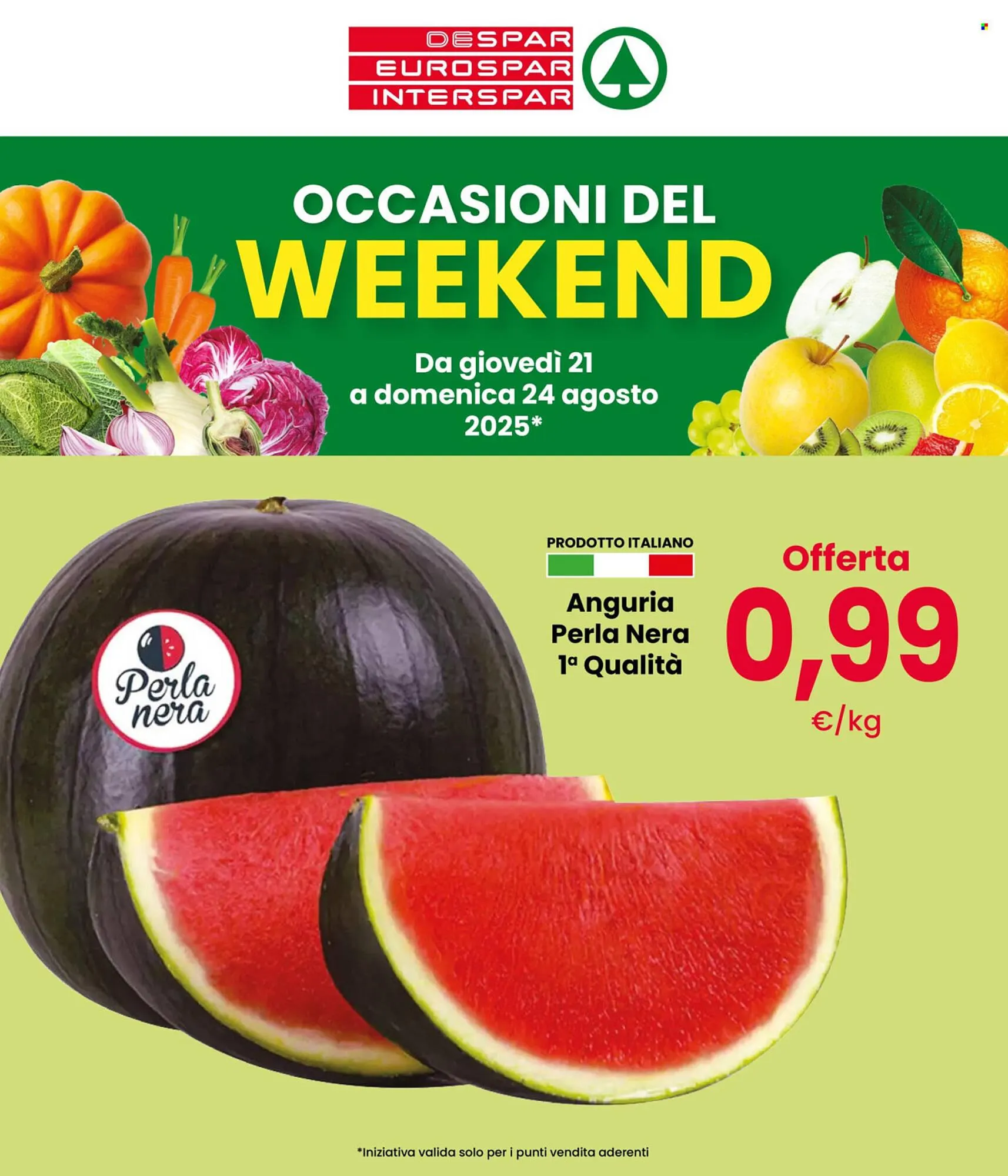 Volantino Despar da 21 agosto a 24 agosto di 2025 - Pagina del volantino 1