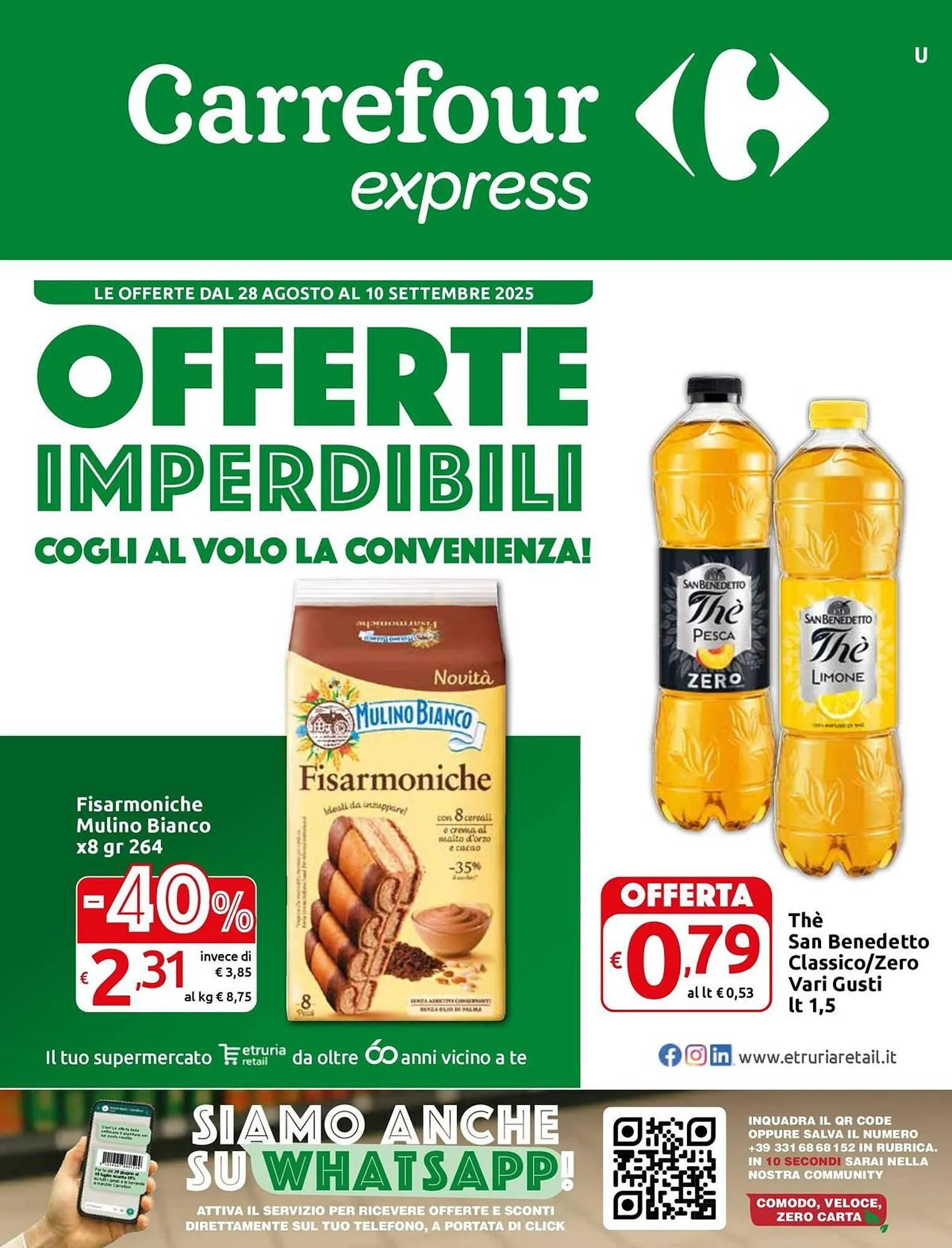 Volantino Carrefour Express da 28 agosto a 10 settembre di 2025 - Pagina del volantino 1