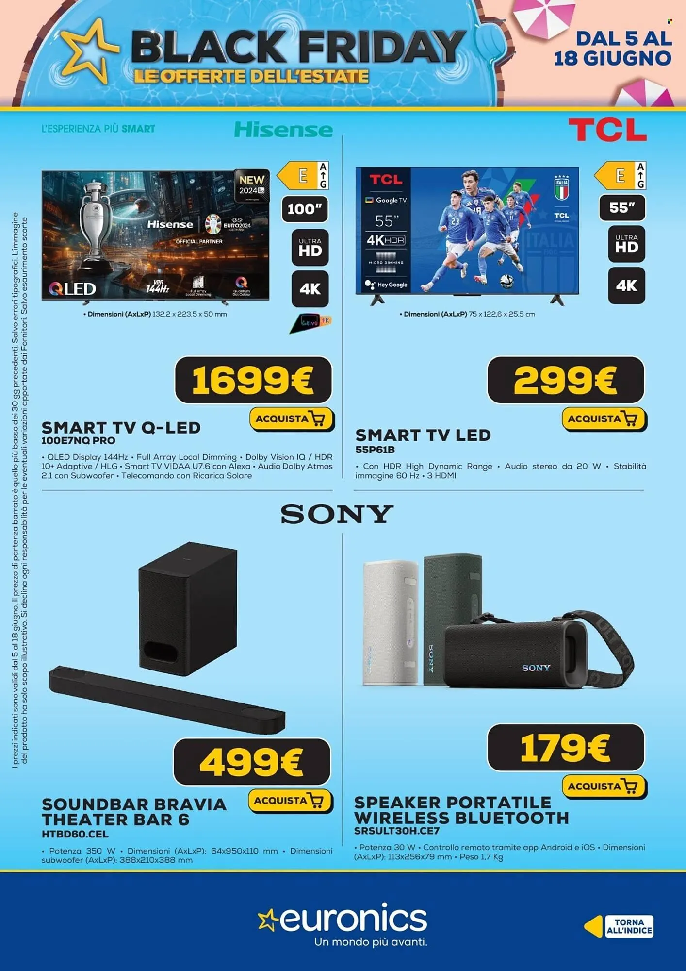 Volantino Euronics da 5 giugno a 18 giugno di 2025 - Pagina del volantino 22