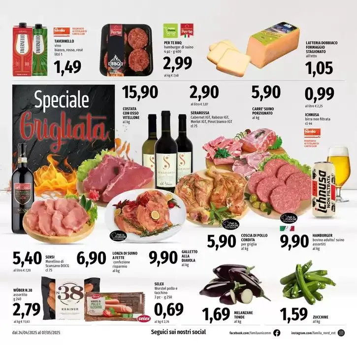 TAGLIATI PER IL RISPARMIO da 24 aprile a 7 maggio di 2025 - Pagina del volantino 2