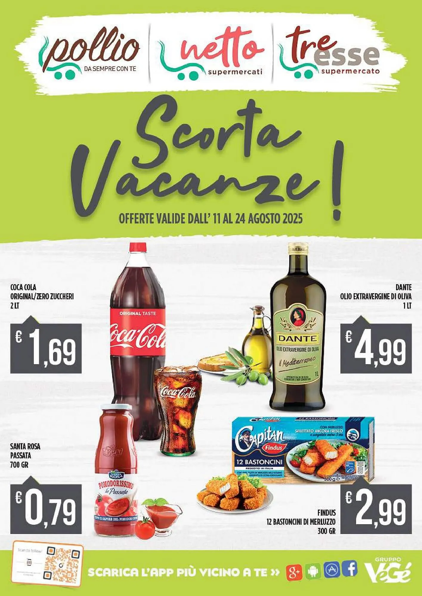 Volantino Supermercato Pollio da 11 agosto a 24 agosto di 2025 - Pagina del volantino 1