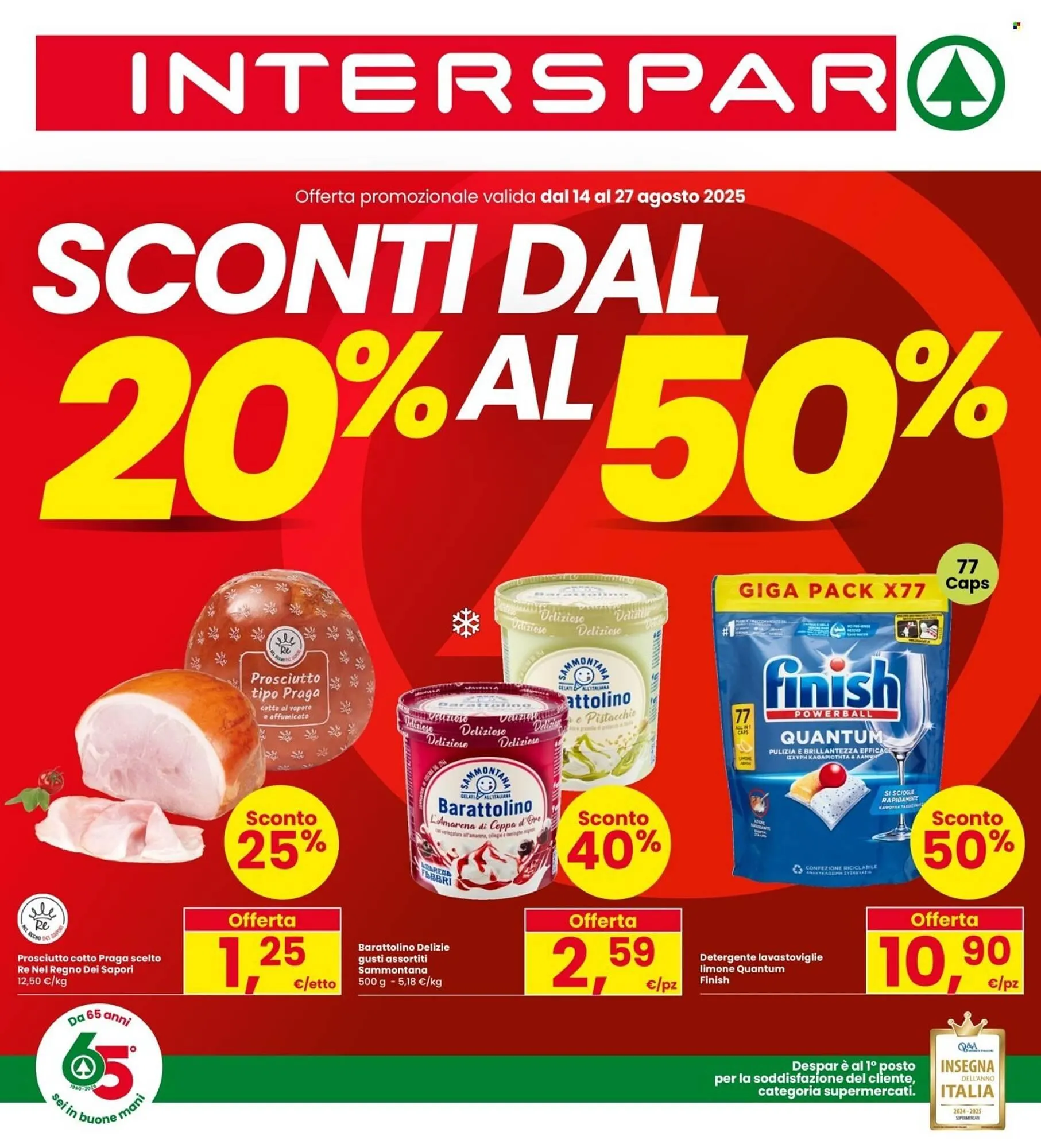 Volantino Interspar da 14 agosto a 27 agosto di 2025 - Pagina del volantino 1
