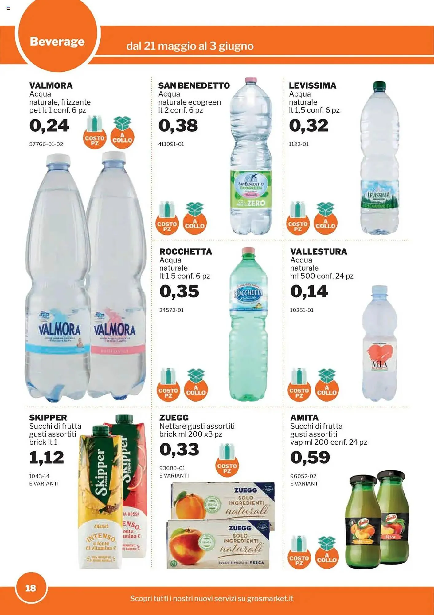 Volantino GrosMarket da 21 maggio a 3 giugno di 2025 - Pagina del volantino 18